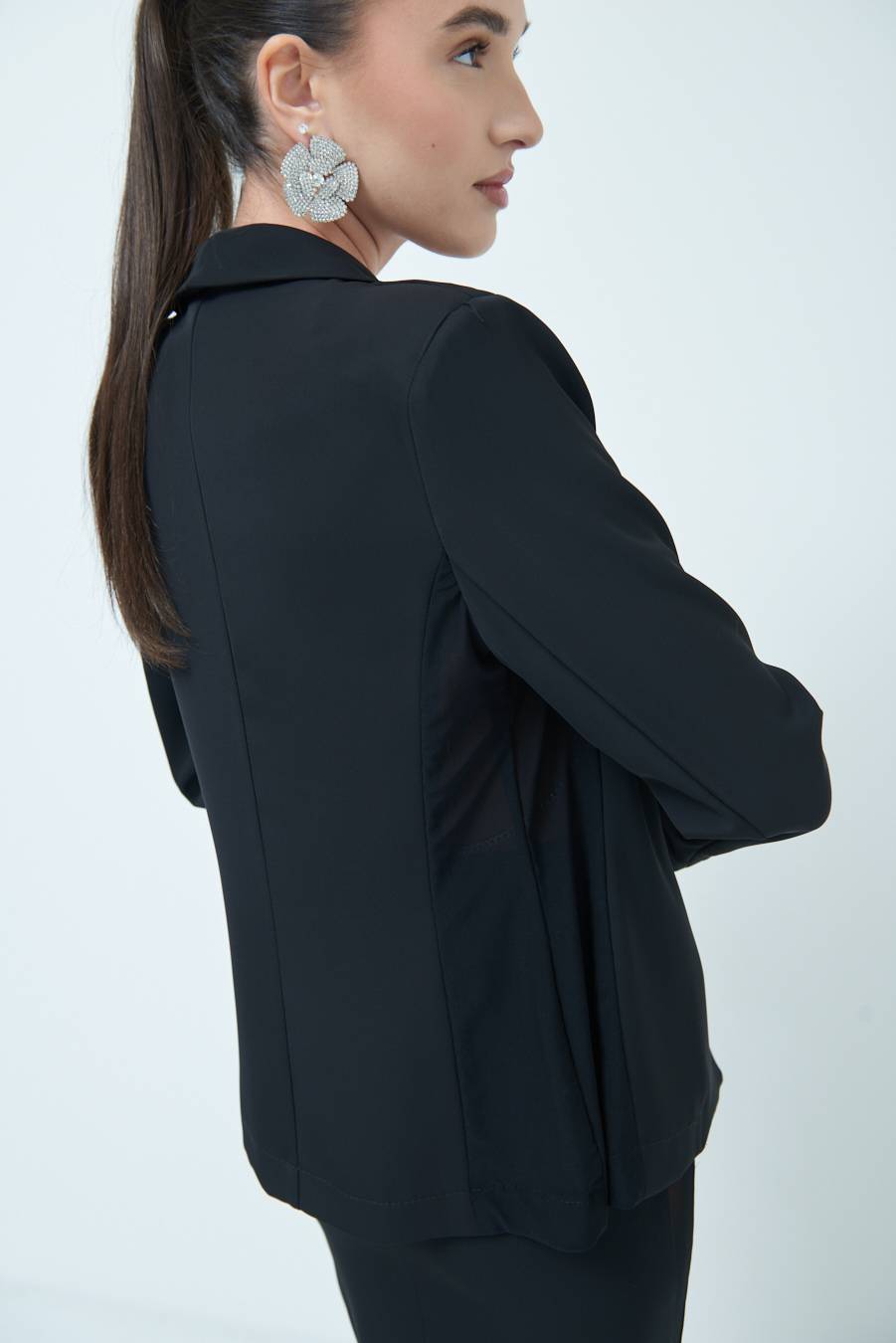 Kikisix GIACCA CADI+RETE NERO Sconto