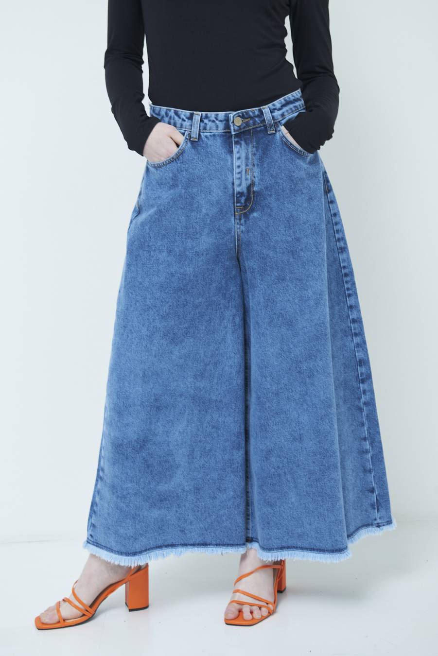 Kikisix PANTAGONNA MARMORIZZATO JEANS Offerte