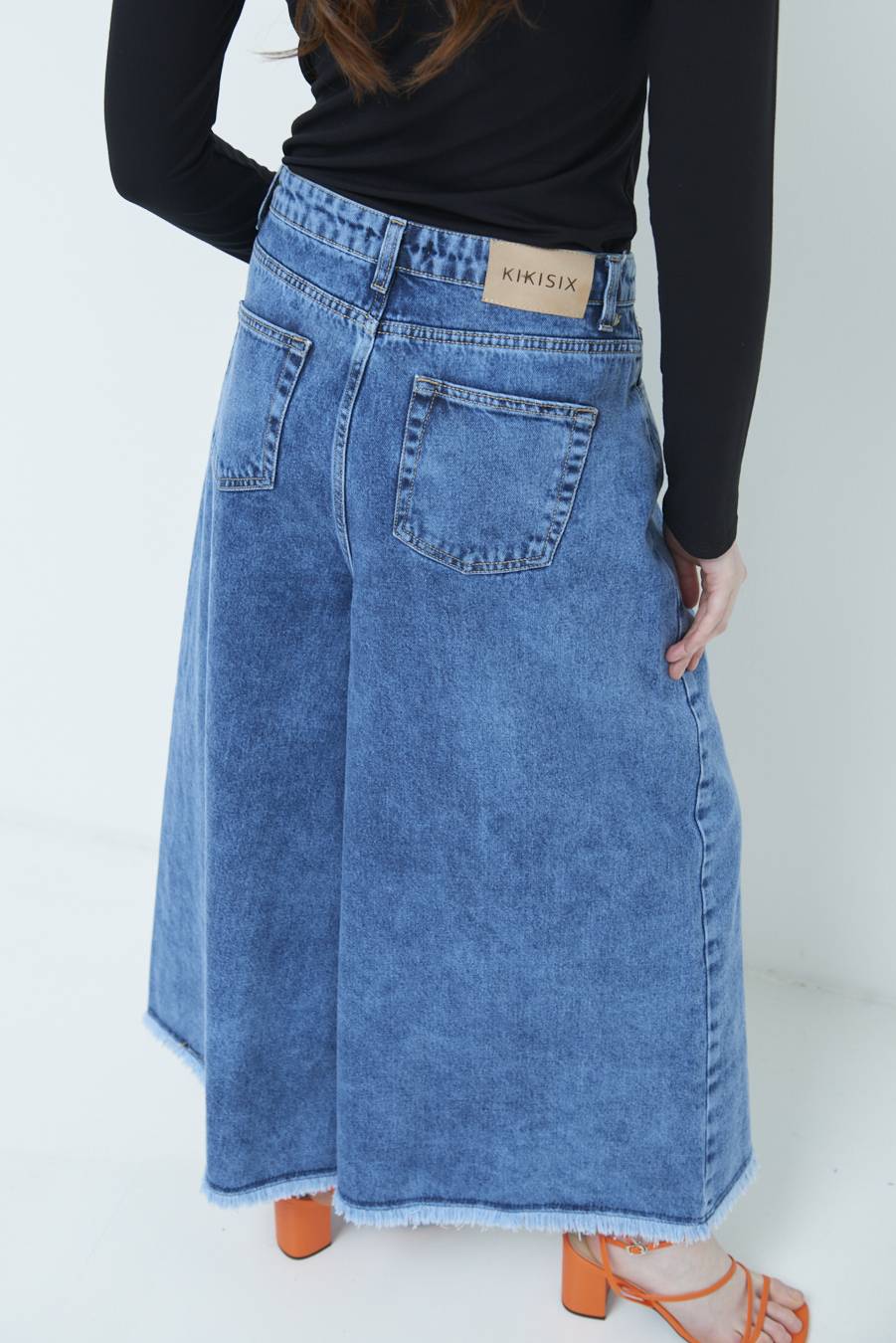 Kikisix PANTAGONNA MARMORIZZATO JEANS Offerte