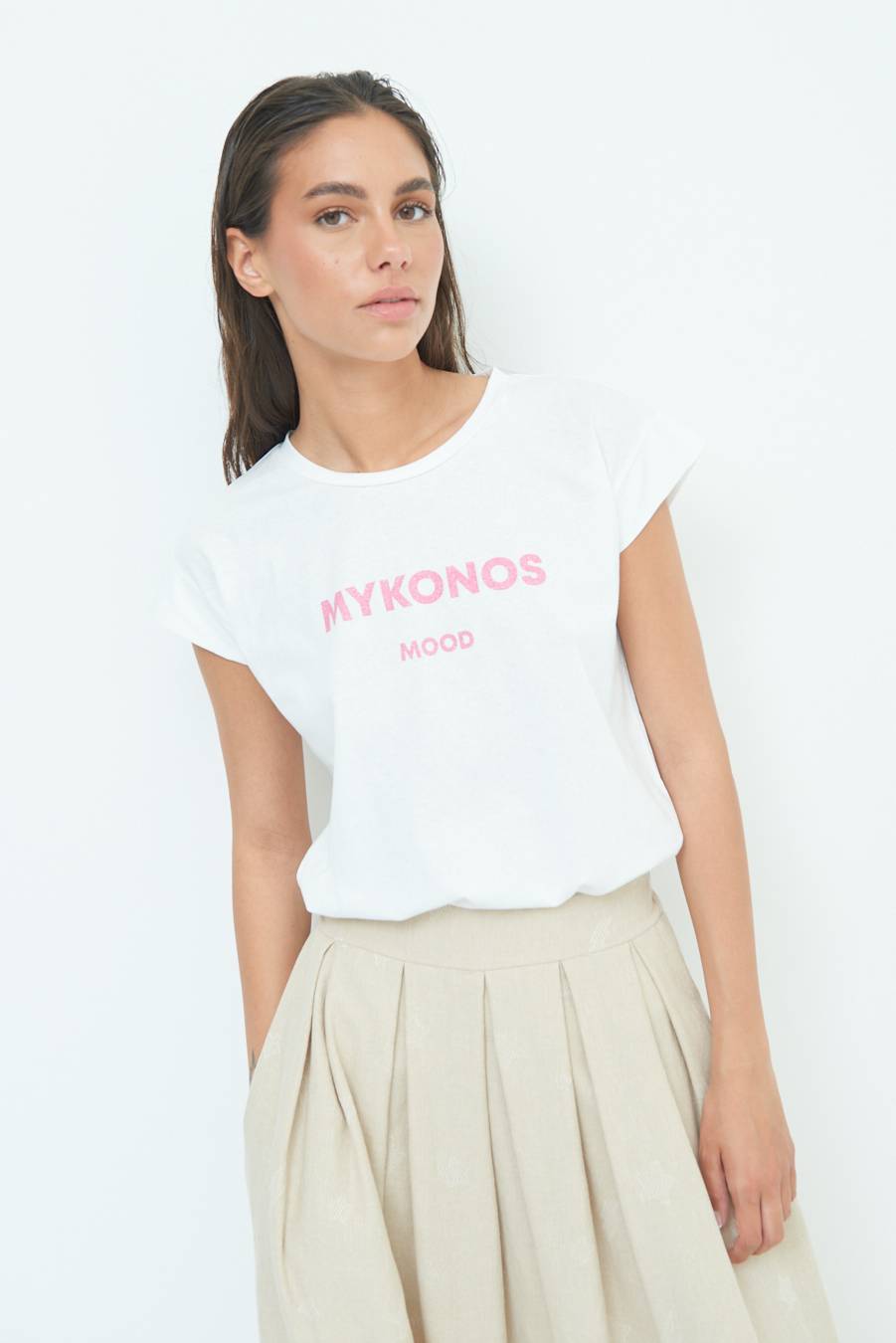 Kikisix T-SHIRT ''MYKONOS'' BUBBLE Vendite Flash
