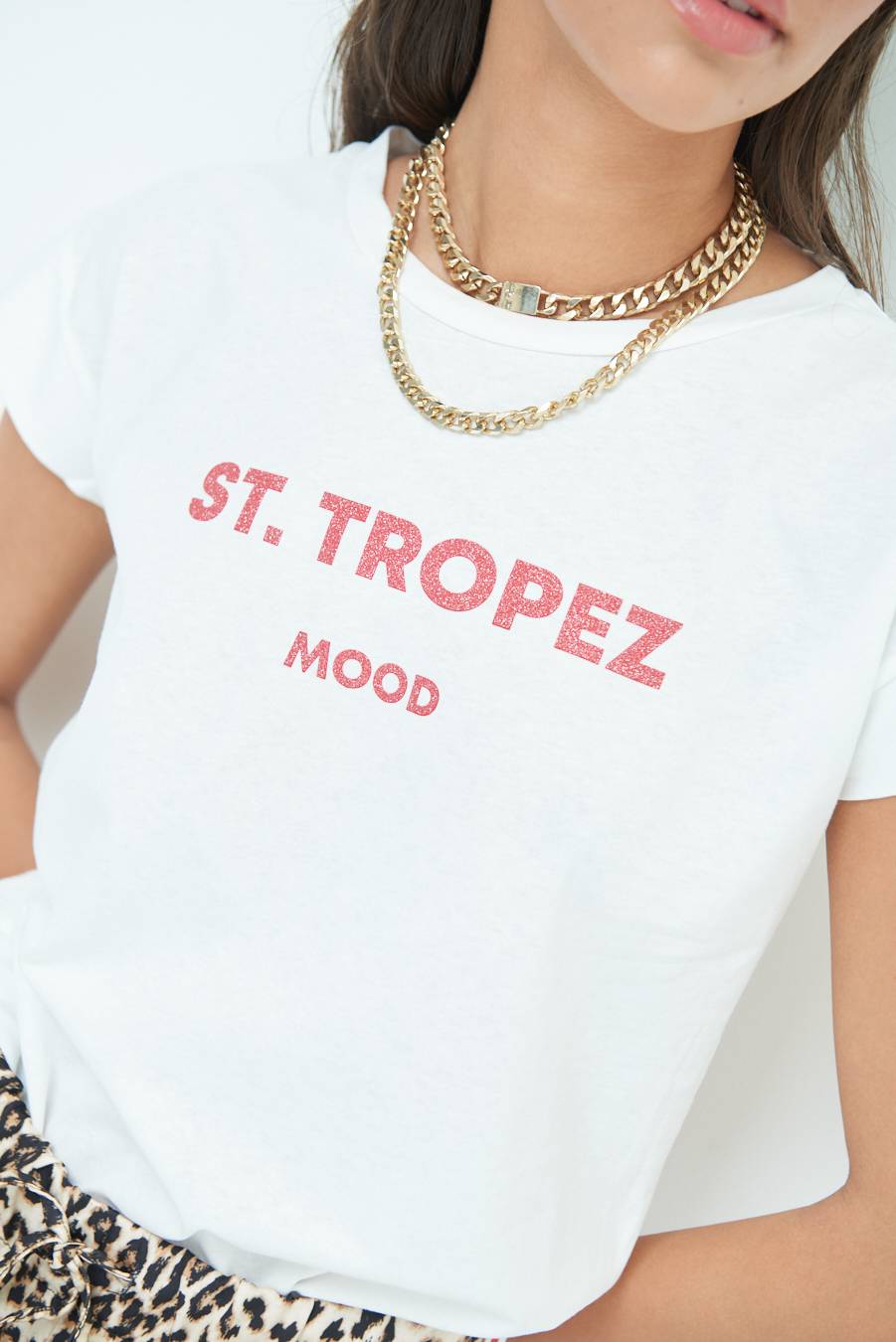 Kikisix T-SHIRT ''ST.TROPEZ'' ROSSO In Saldo