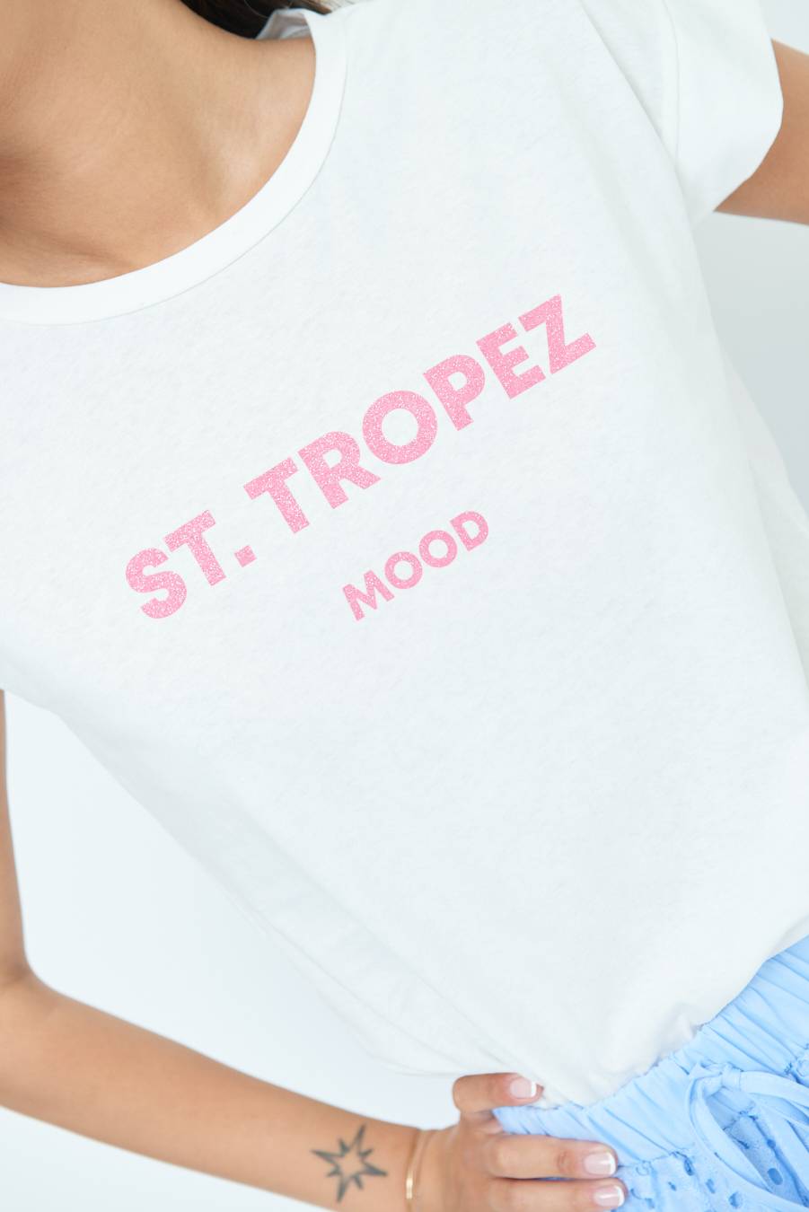Kikisix T-SHIRT ''ST.TROPEZ'' BUBBLE Moda