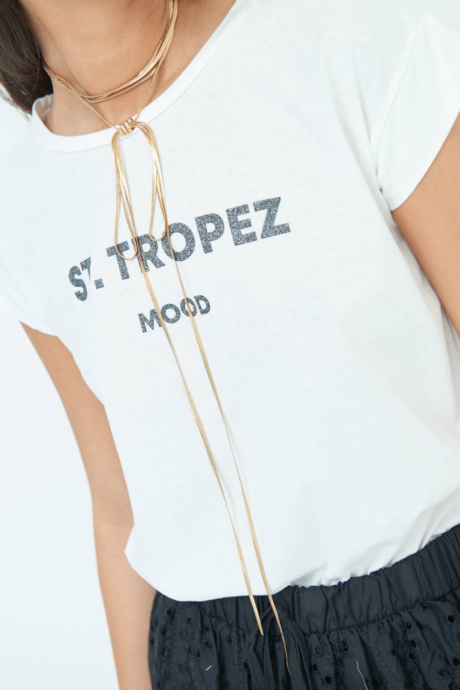 Kikisix T-SHIRT ''ST.TROPEZ'' NERO 2025