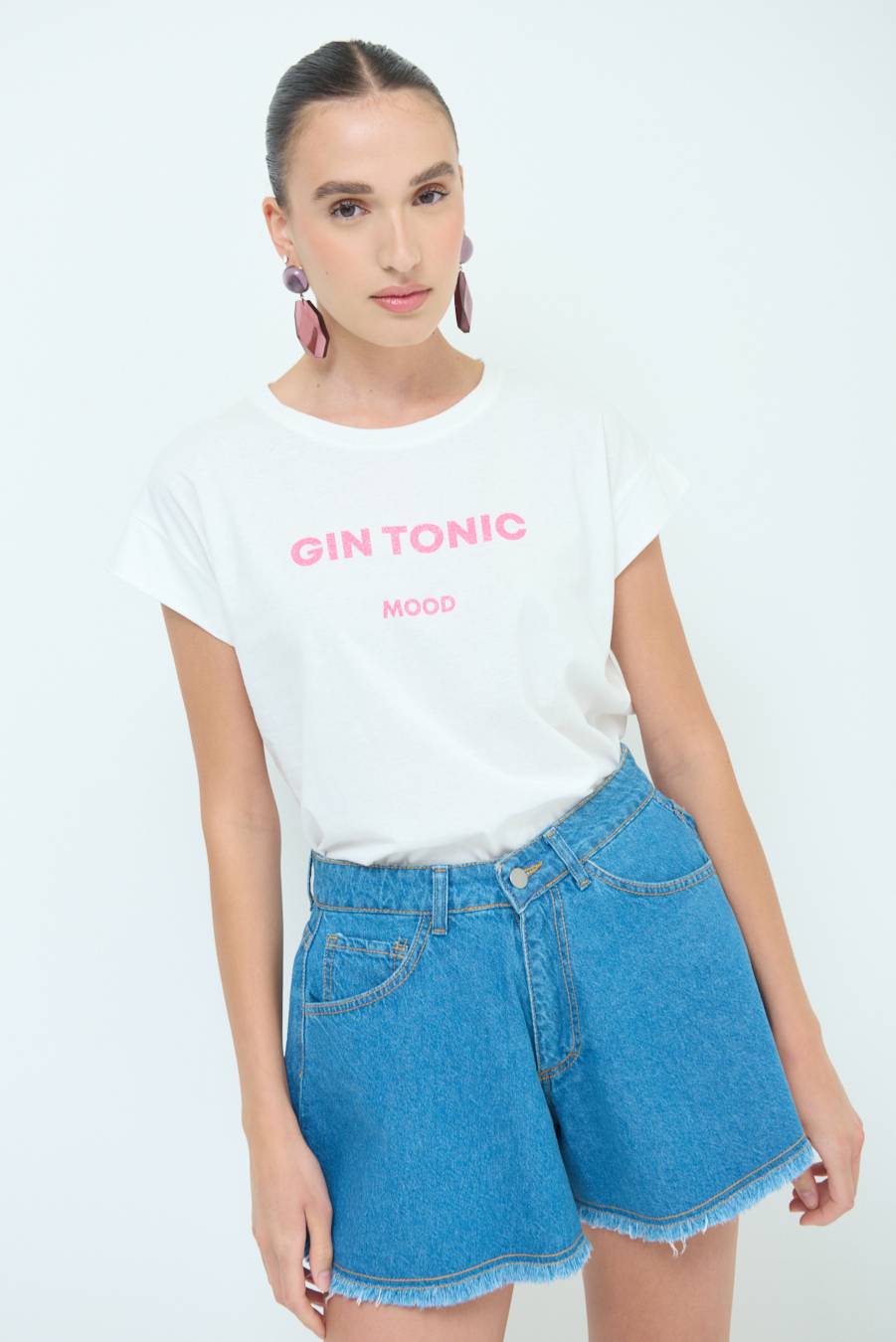 Kikisix T-SHIRT ''GIN TONIC'' BUBBLE Vendita