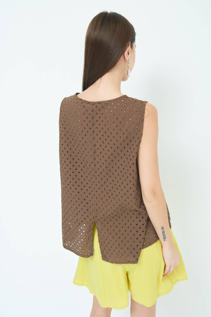Kikisix TOP SMANICATO SANGALLO CIOCCOLATO Online