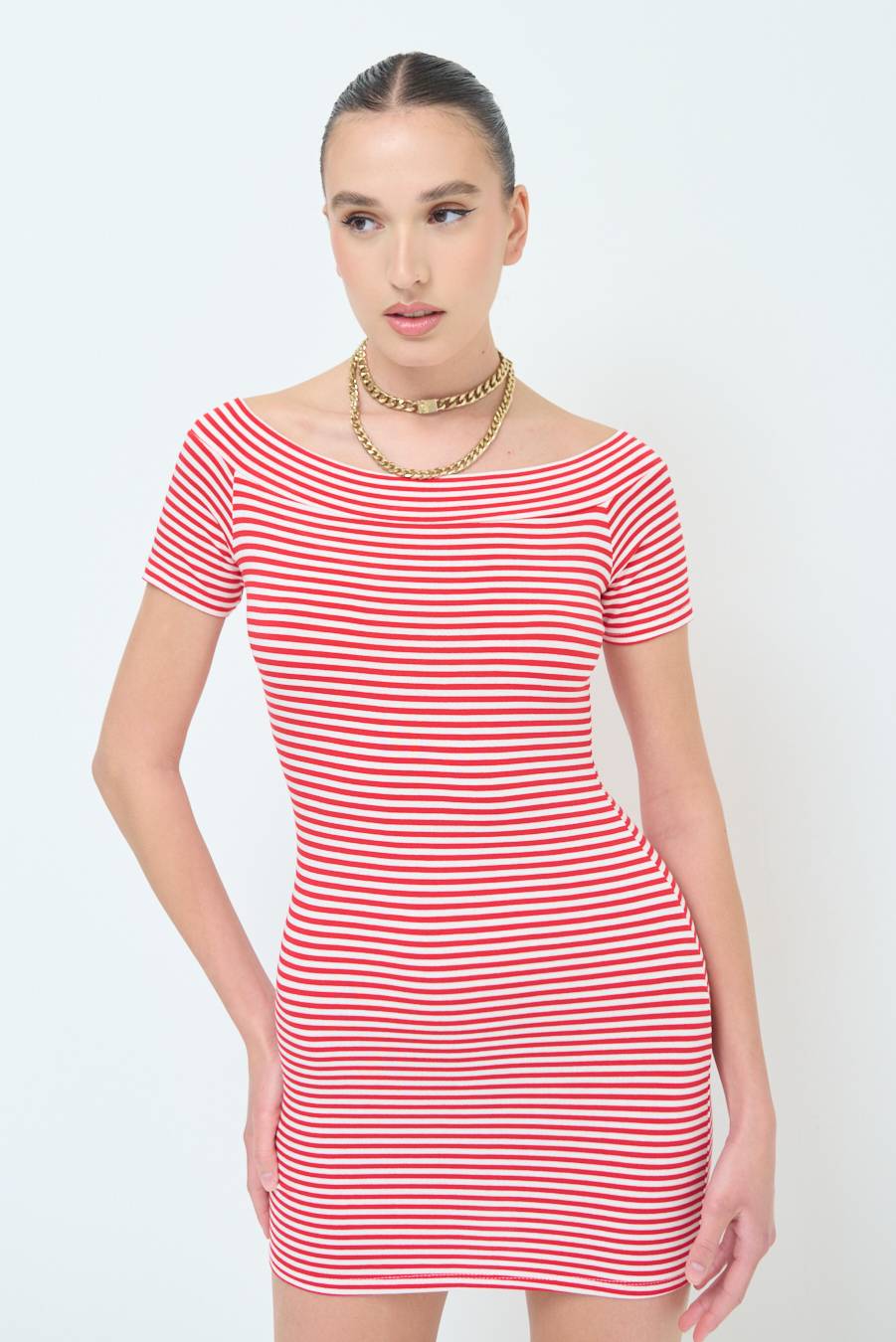 Kikisix ABITO SCOLLO SHIFFER ROSSO Shopping Online