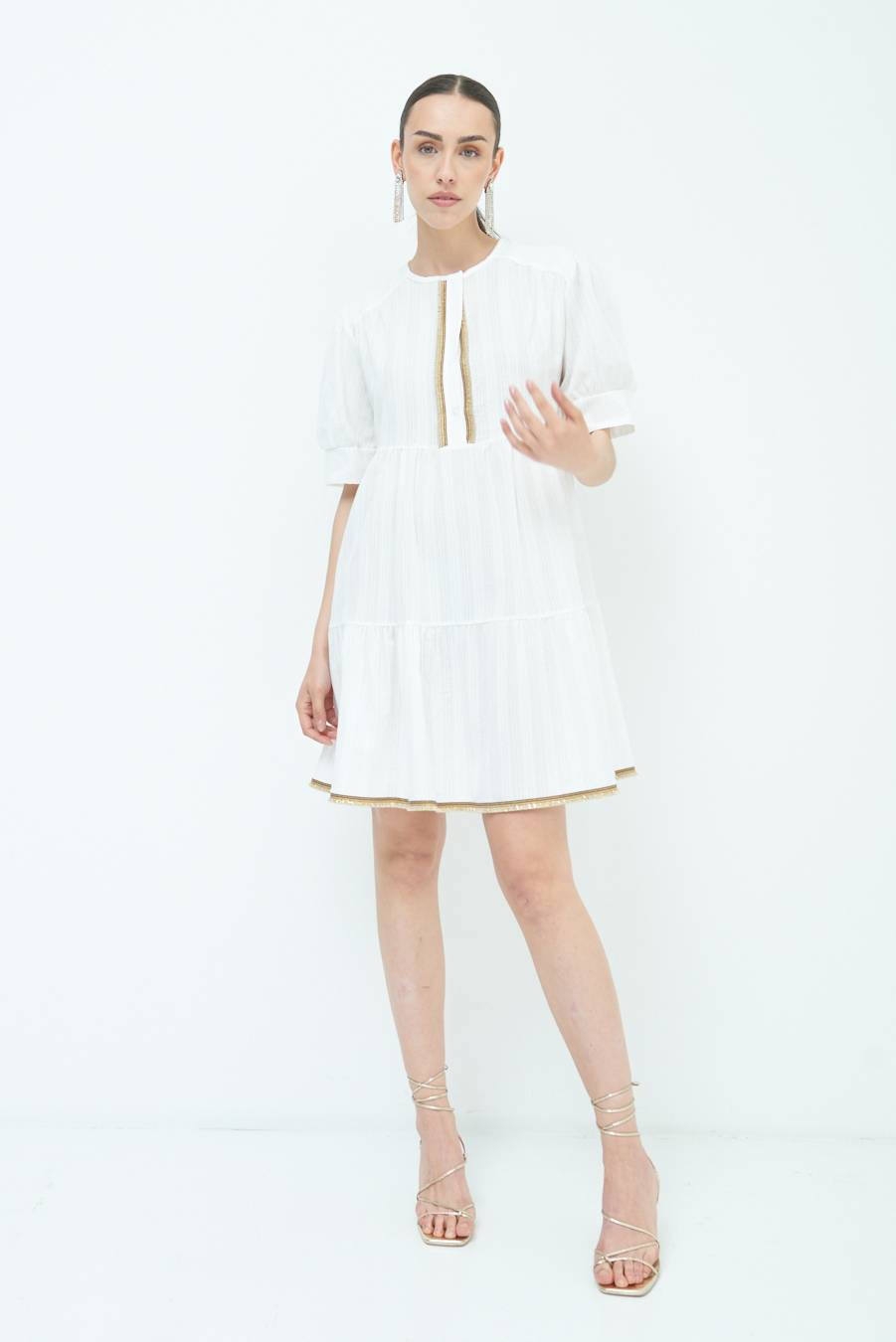 Kikisix ABITINO CON INSERTO ORO BIANCO Online