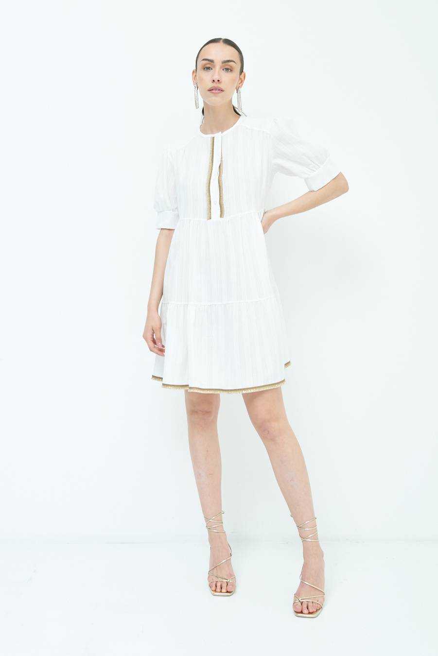 Kikisix ABITINO CON INSERTO ORO BIANCO Online