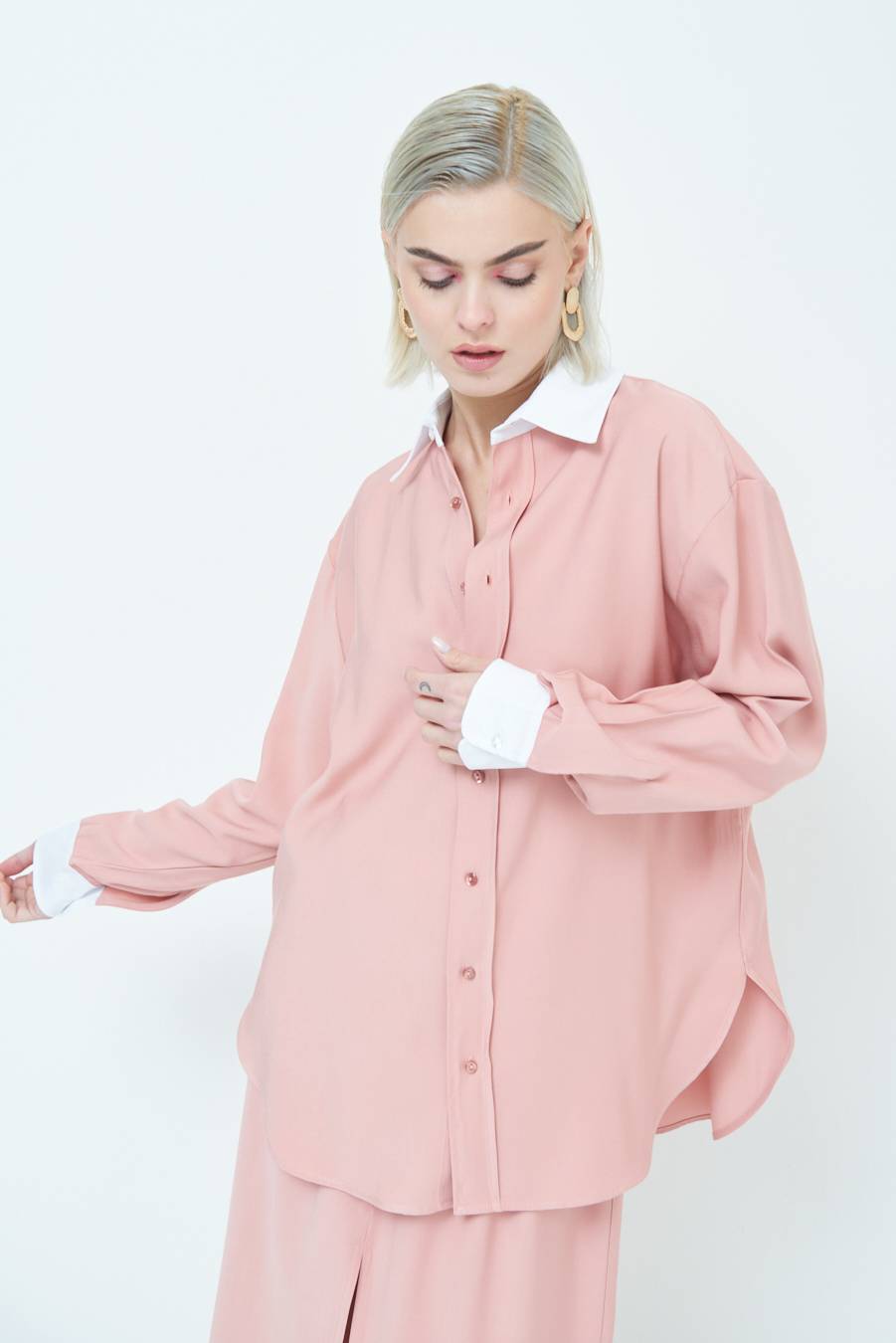 Kikisix CAMICIA COLLETTO B.CO CIPRIA Italy