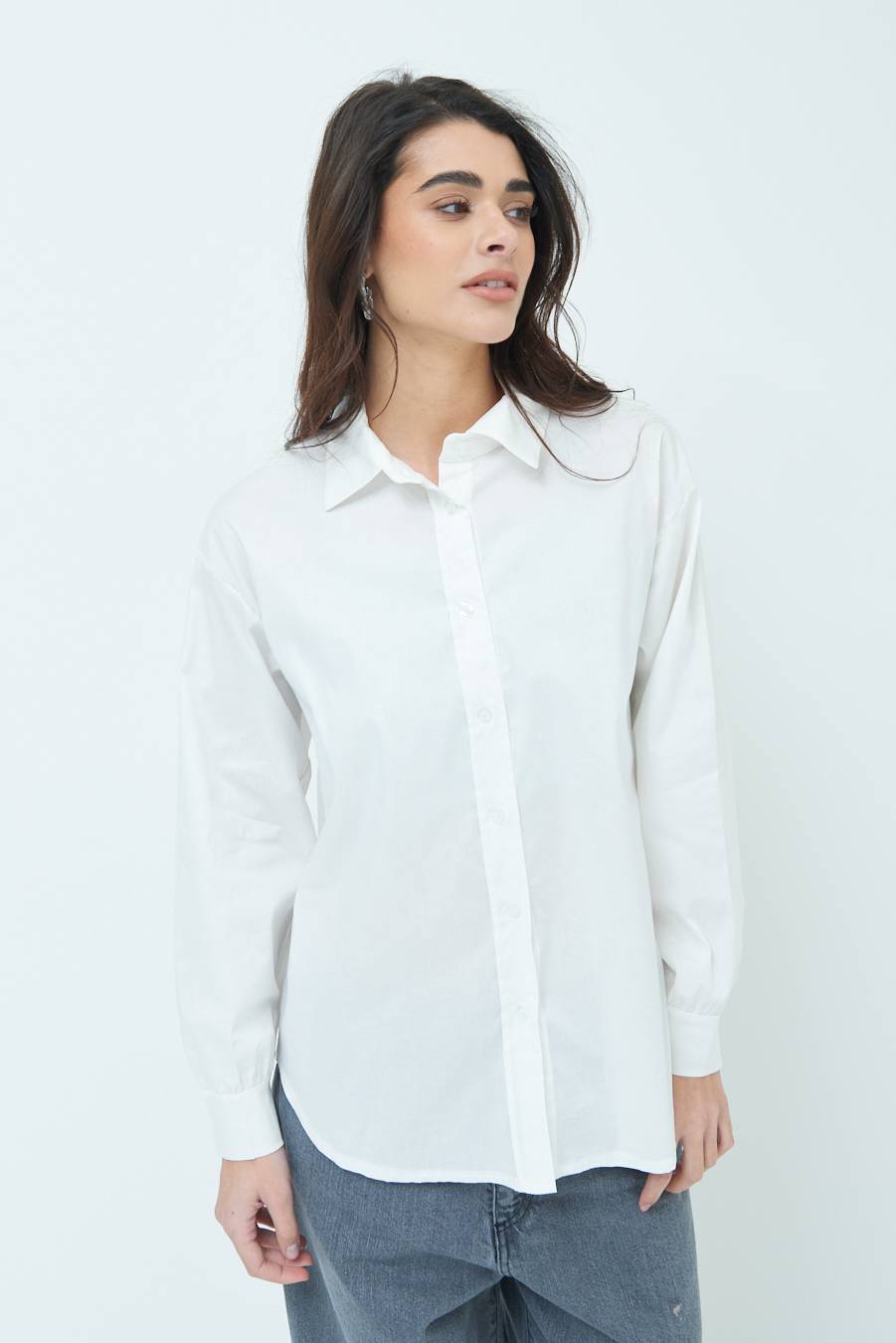 Kikisix CAMICIA MANICA AMPIA BIANCO Pezzi Unici