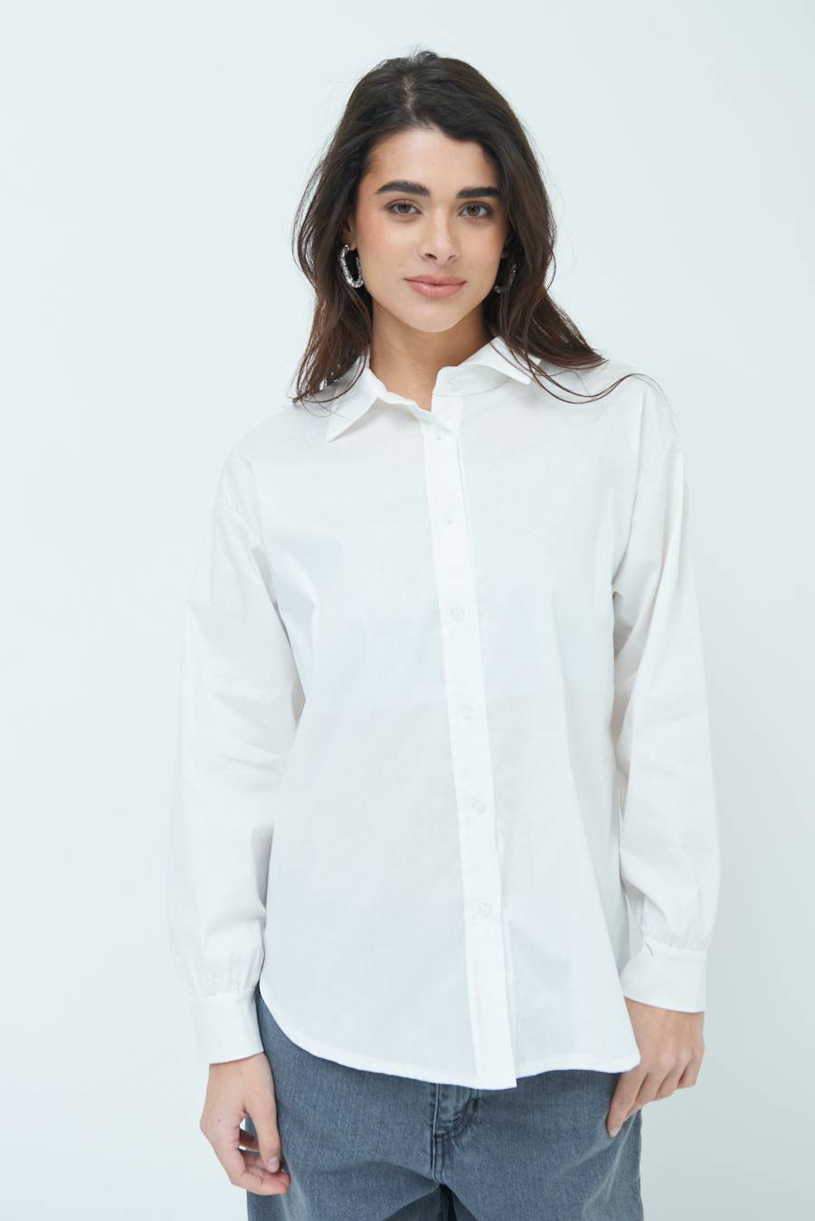 Kikisix CAMICIA MANICA AMPIA BIANCO Pezzi Unici