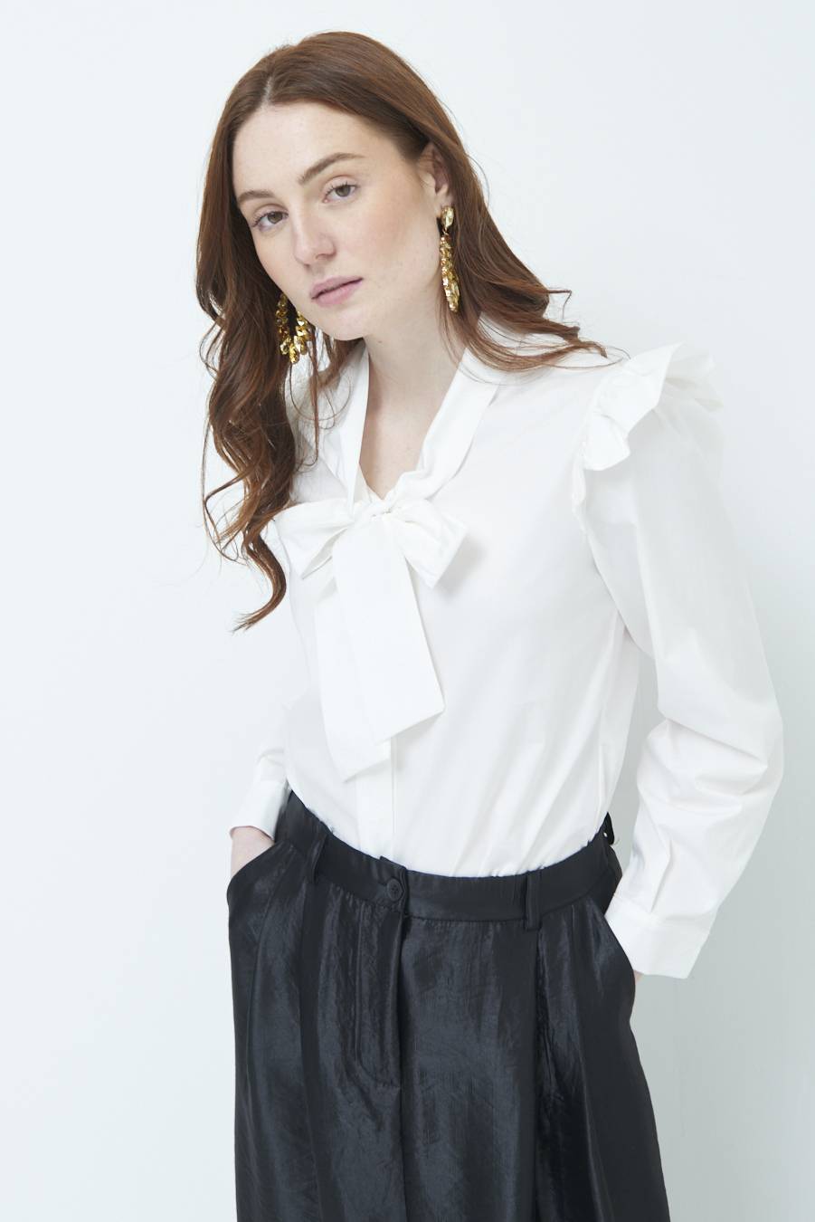 Kikisix CAMICIA NODO DAV. BURRO Fino Al -60%