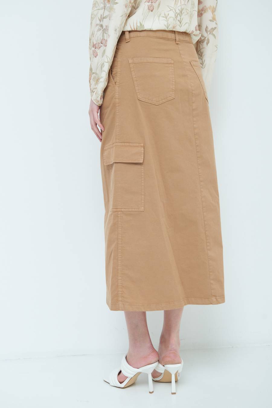 Kikisix GONNA CON TASCONI BEIGE Convenienza
