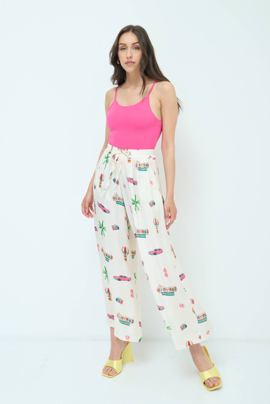 Kikisix PANTALONE PALAZZO PANNA Promozione