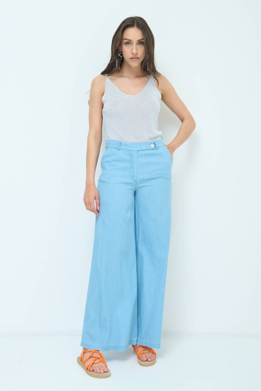 Kikisix PANTA ZAMPA MAXI BLU CHIARO Negozi Online