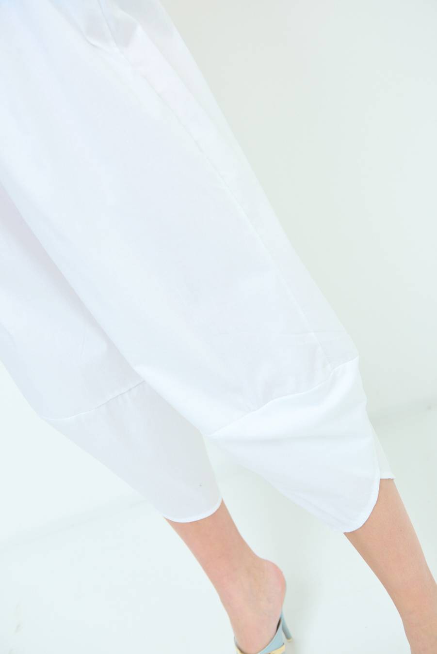 Kikisix PANTALONE OVER BIANCO Convenienza