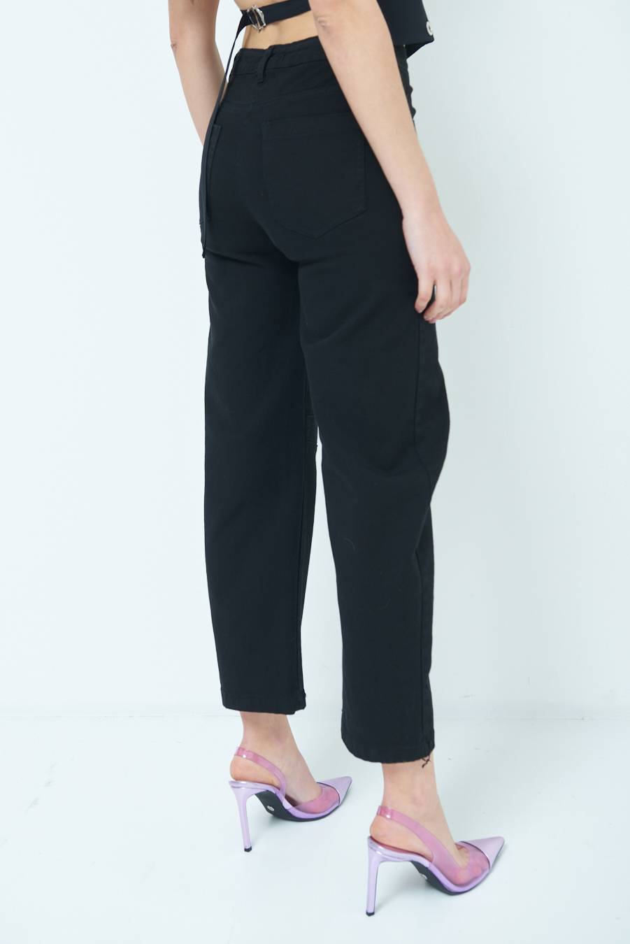 Kikisix PANTALONE LINEA UOVO NERO Online