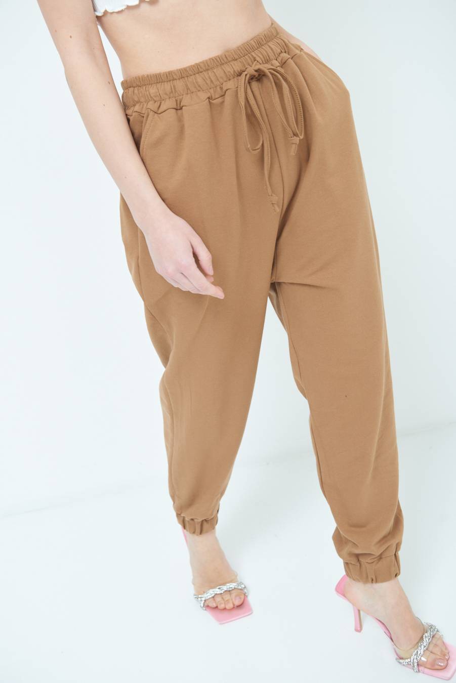 Kikisix PANTALONE TUTA TABACCO Saldi Di Fabbrica