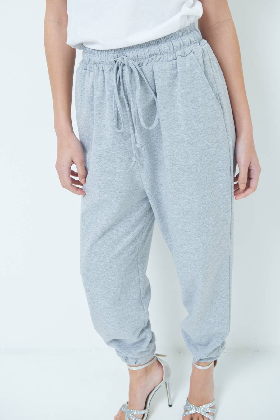 Kikisix PANTALONE TUTA GRIGIO 2025