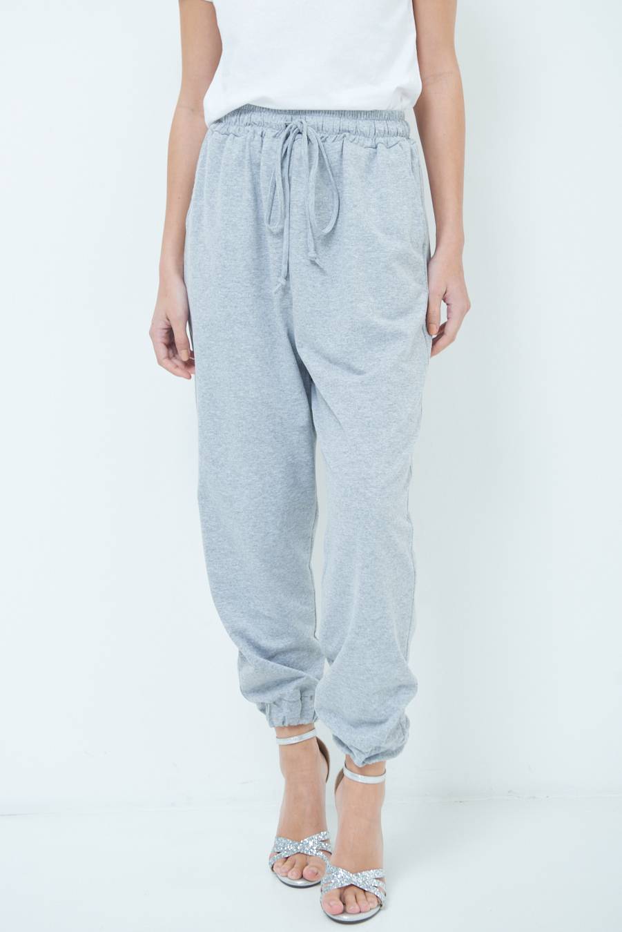 Kikisix PANTALONE TUTA GRIGIO 2025