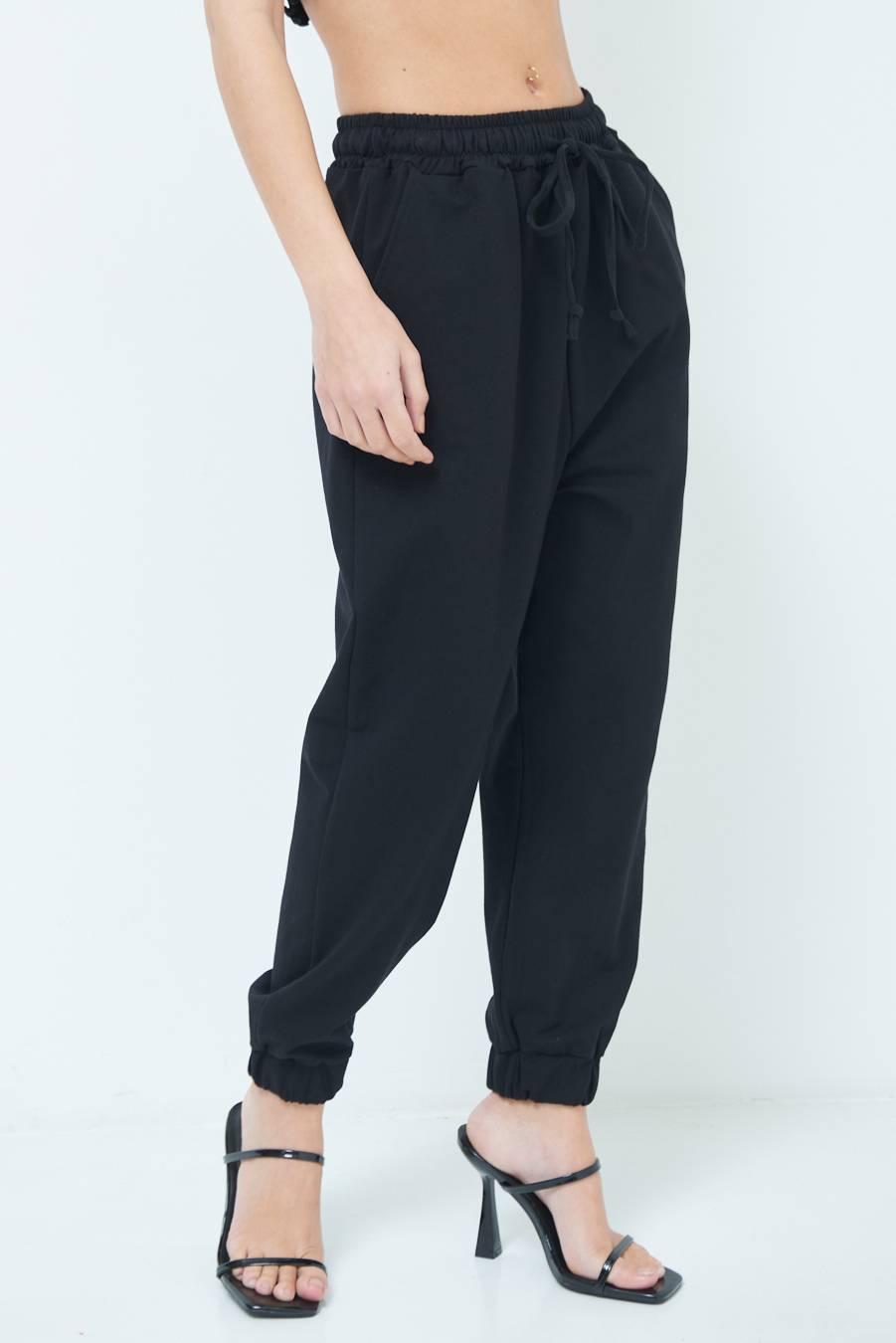 Kikisix PANTALONE TUTA NERO Italy