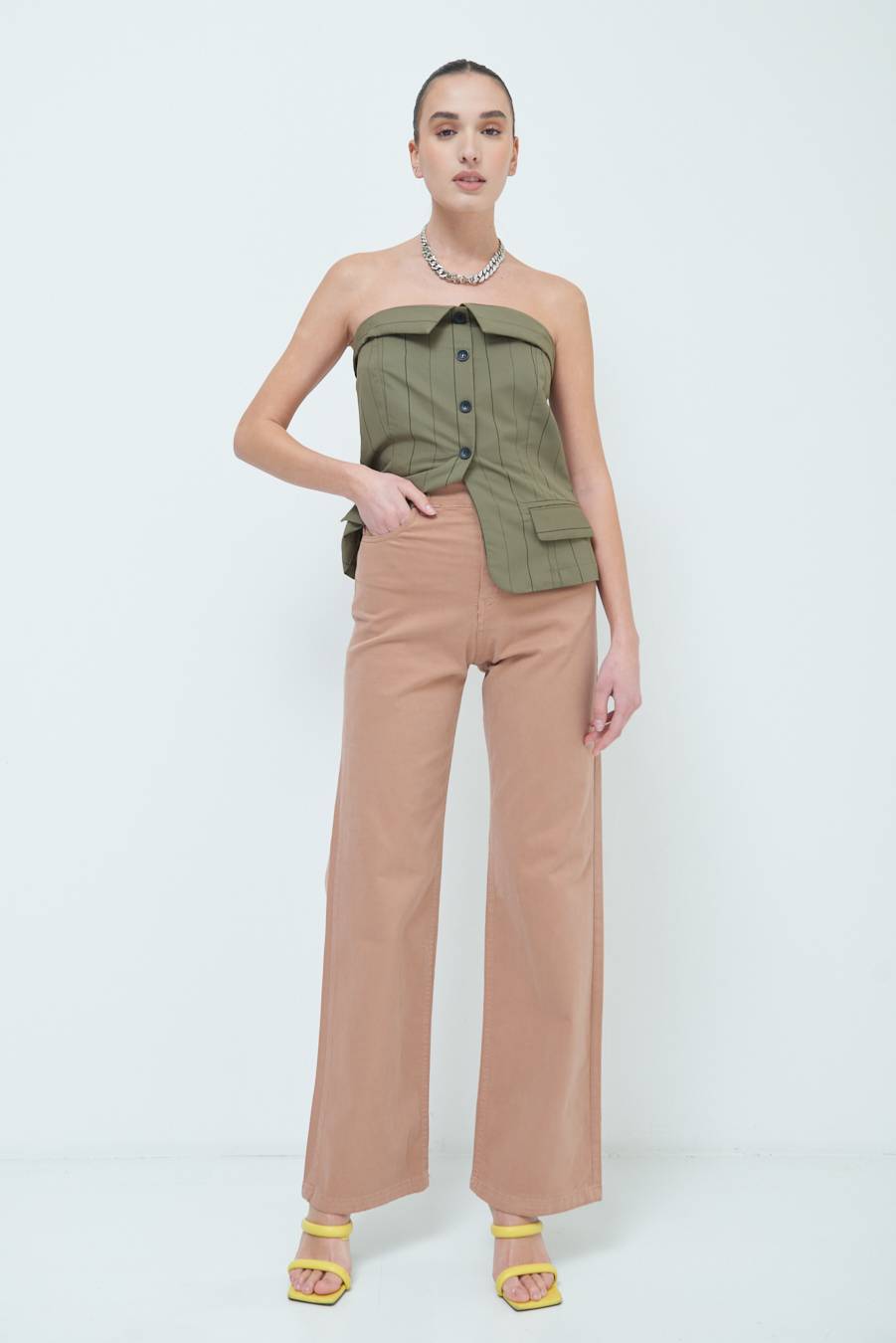 Kikisix PANTALONE PALAZZO PHARD Italia