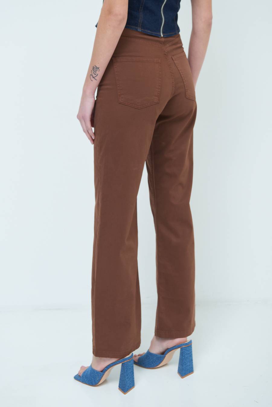 Kikisix PANTALONE PALAZZO MORO 2025
