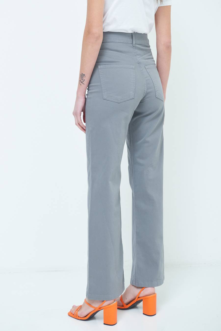 Kikisix PANTALONE PALAZZO GRIGIO In Linea