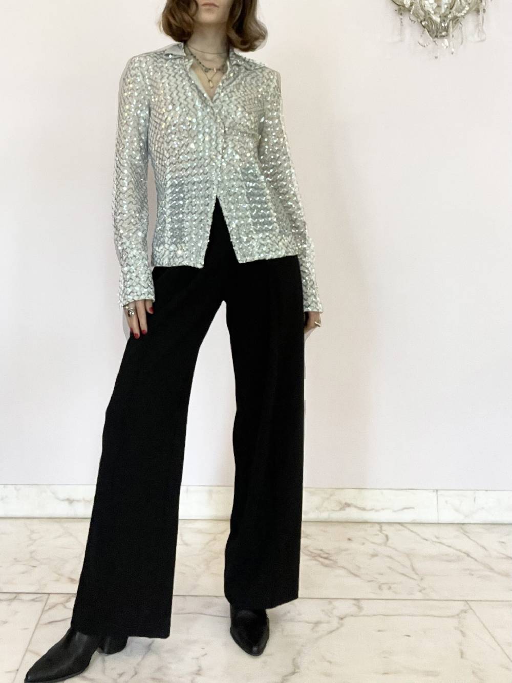 Laviniaturra Camicia paillettes 2025