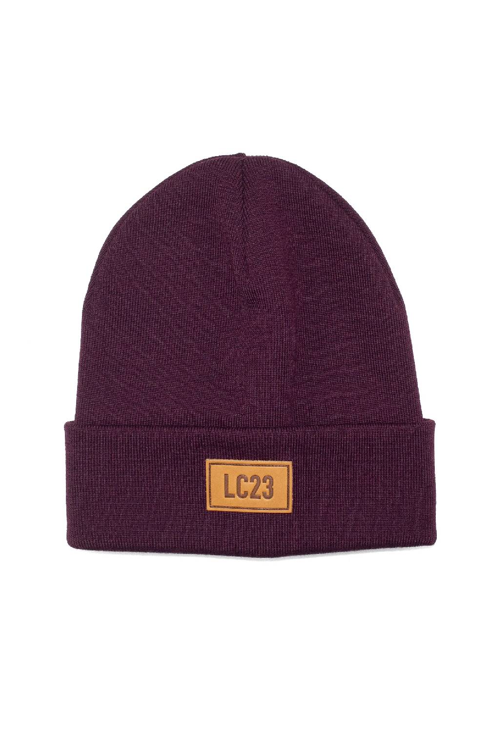Lc23 Beanie Hat Patch Bordeaux Fino Al -60%
