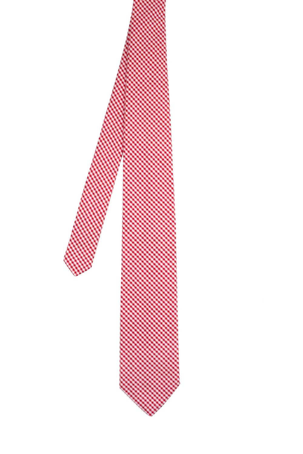Lc23 Vichy Red Tie Sconto