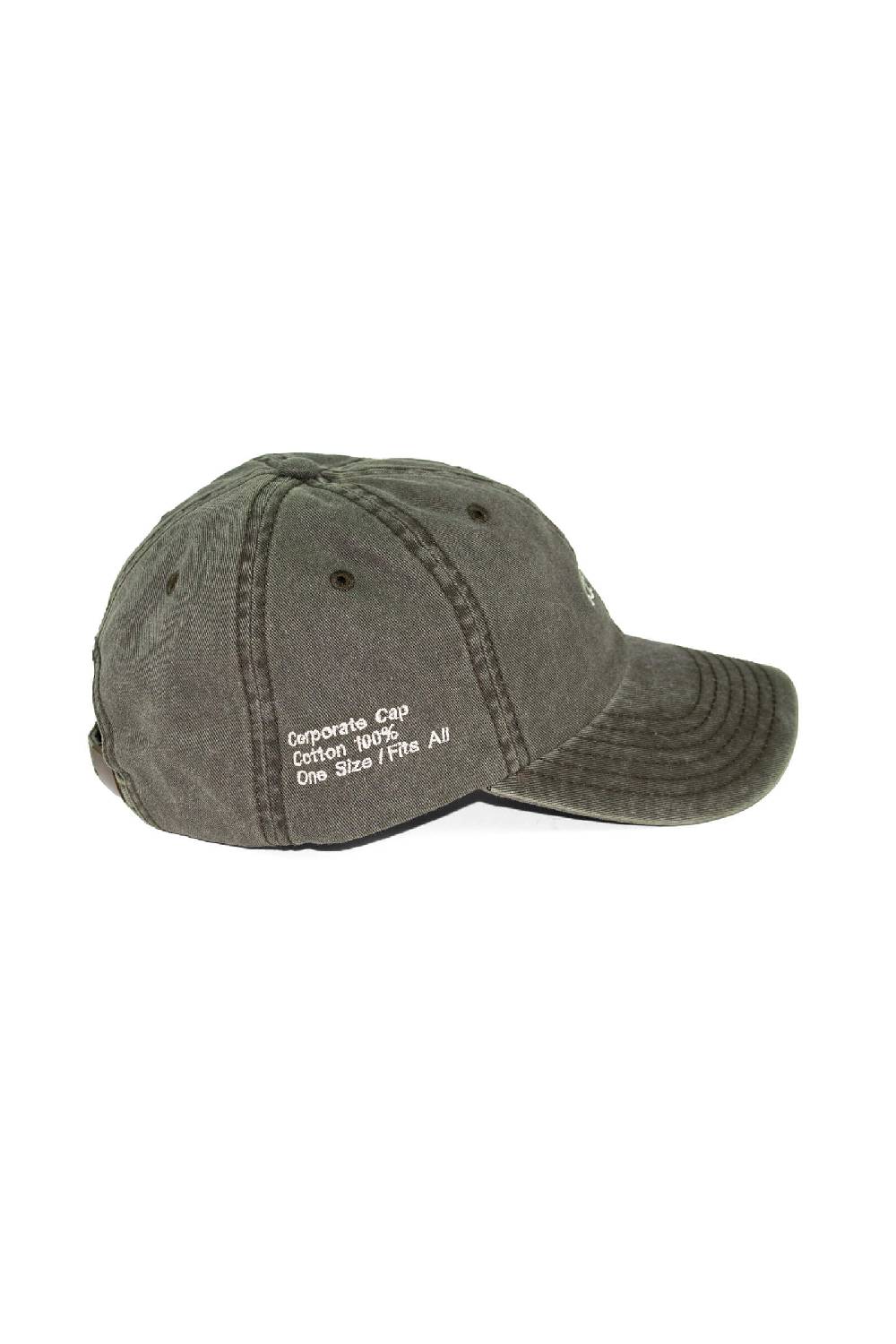 Lc23 Baseball Cap Washed Army Green Saldi Di Fabbrica