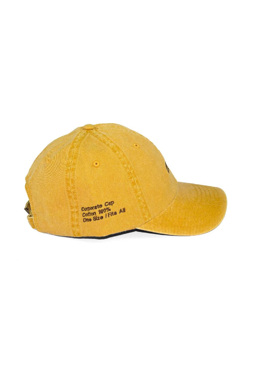 Lc23 Baseball Cap Washed Yellow Vendite Flash