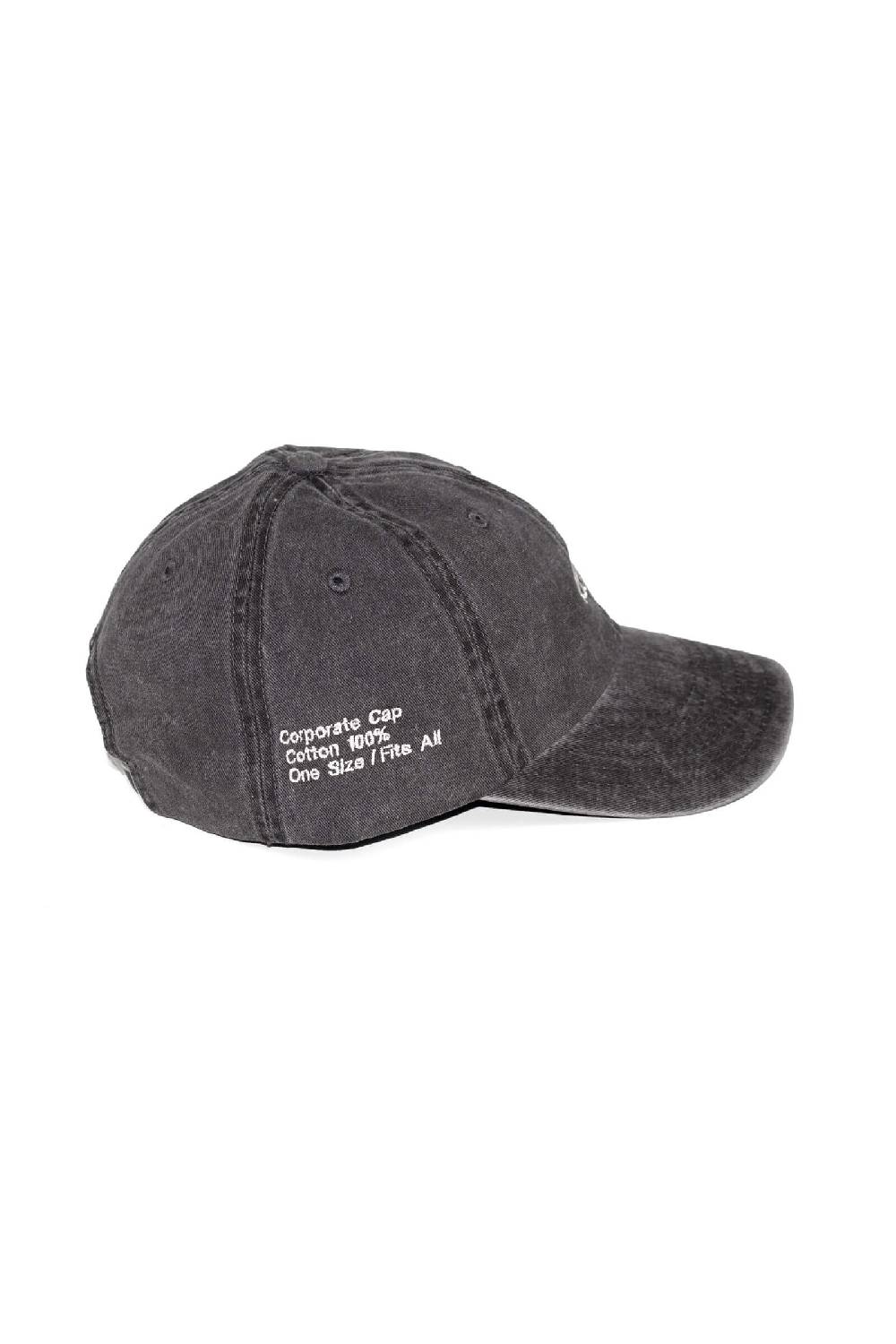 Lc23 Baseball Cap Washed Black Negozio