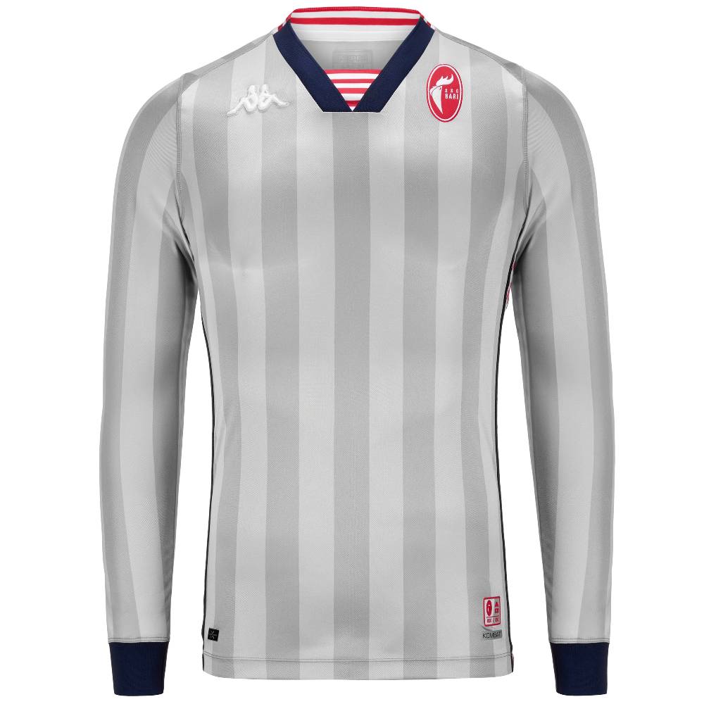 Lc23 LC23 x Kappa x SSC BARI Silver Jersey Long Sleeve
