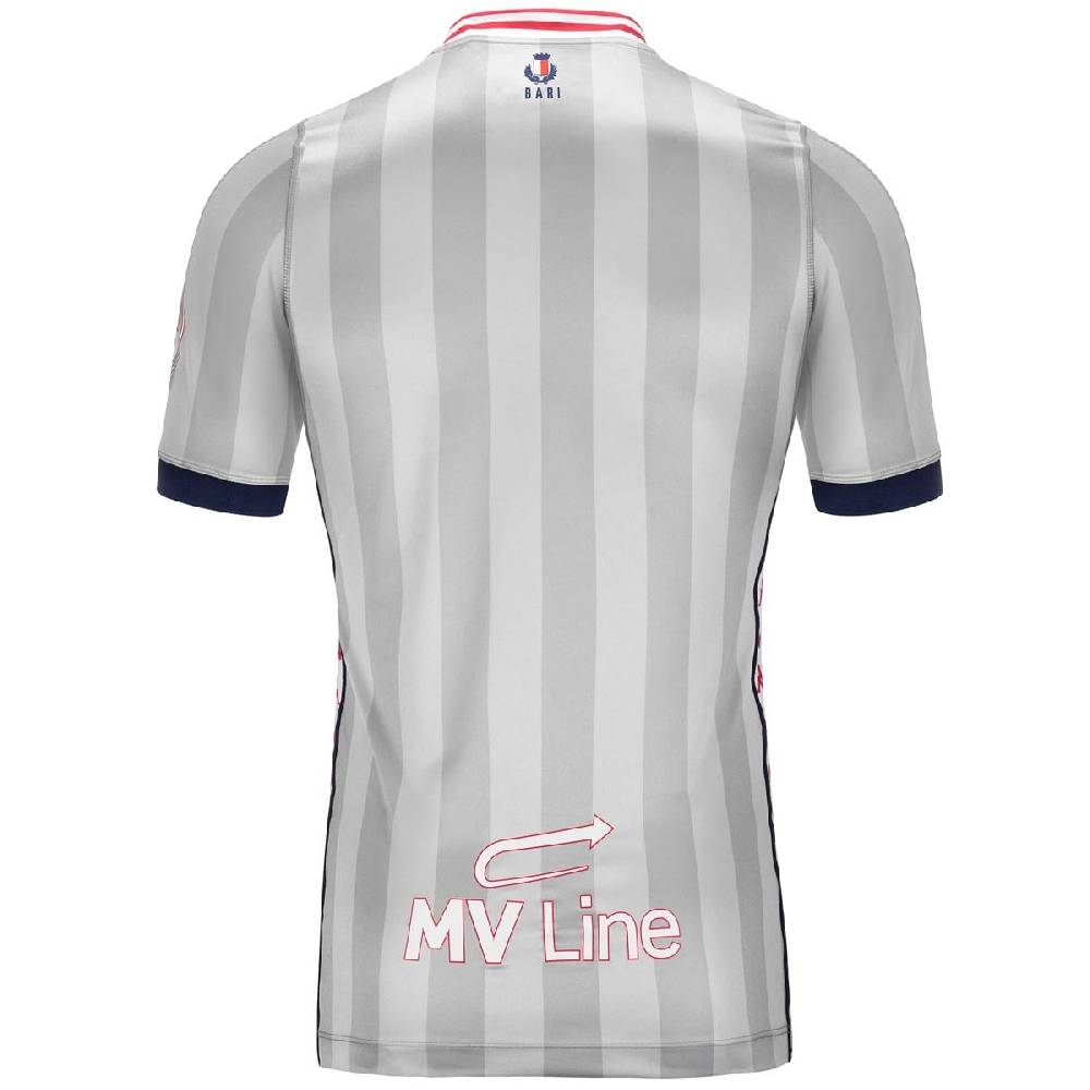 Lc23 LC23 x Kappa x SSC BARI Silver Jersey Short Sleeve Pezzi Unici