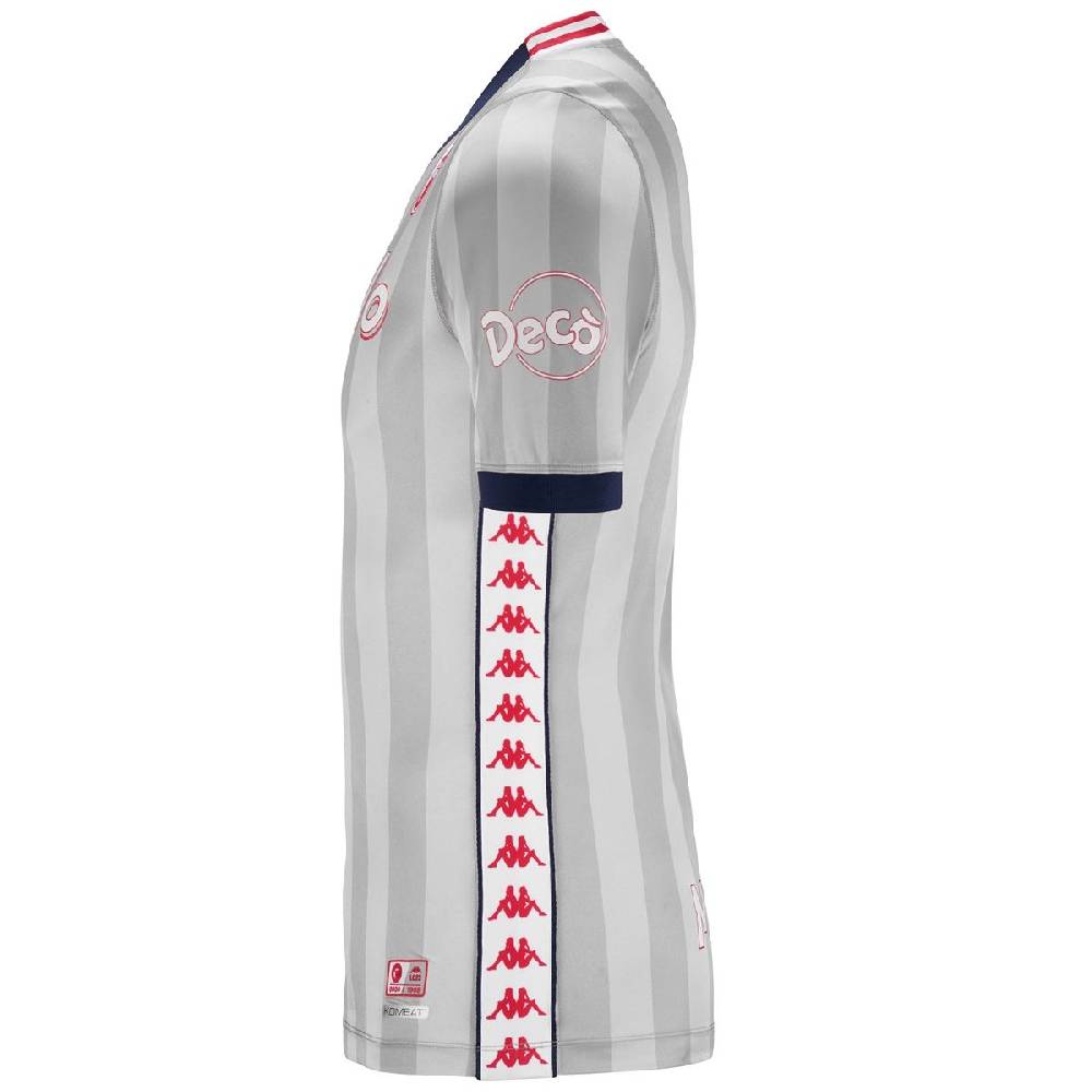Lc23 LC23 x Kappa x SSC BARI Silver Jersey Short Sleeve Pezzi Unici