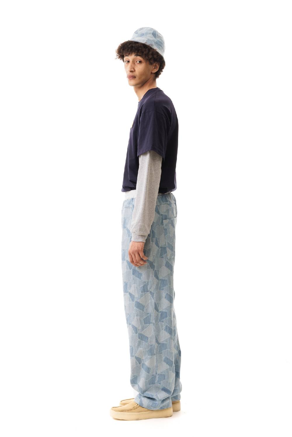 Lc23 Patchwork Denim Pants Promozione Limitata