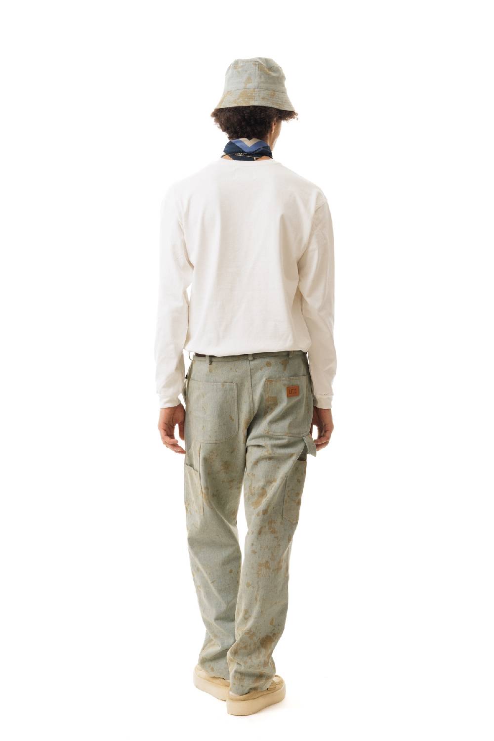 Lc23 Dirty Denim Work Trousers Prezzo Ridotto