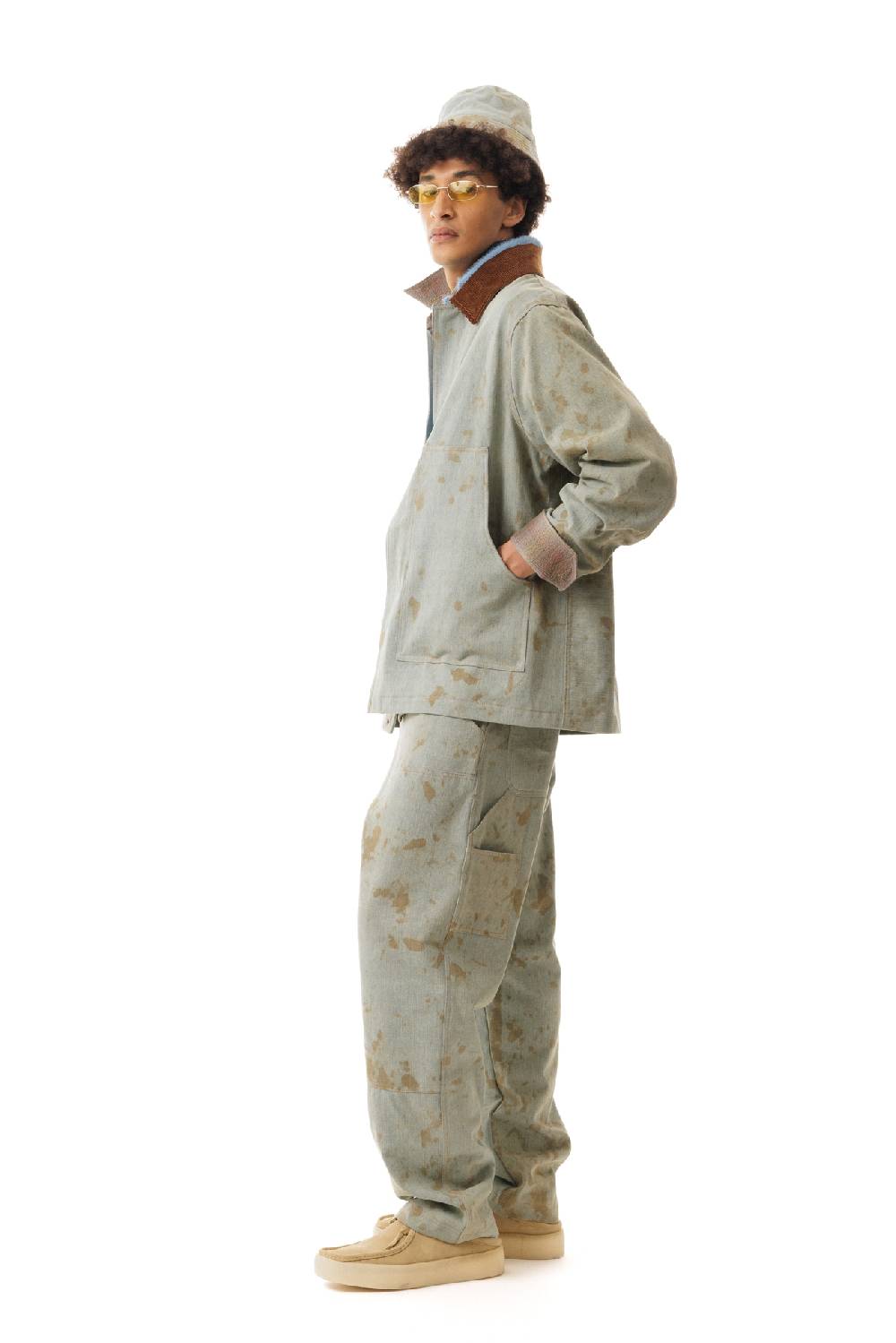 Lc23 Dirty Denim Work Jacket Saldi