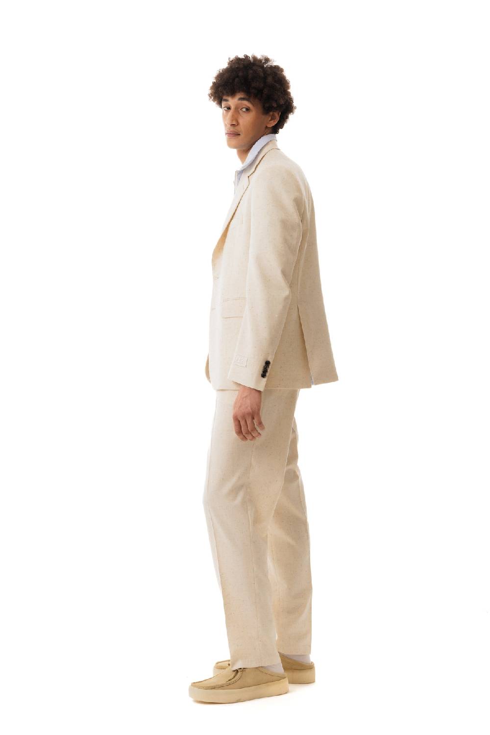 Lc23 Misto Lino Cream Blazer Hotsell