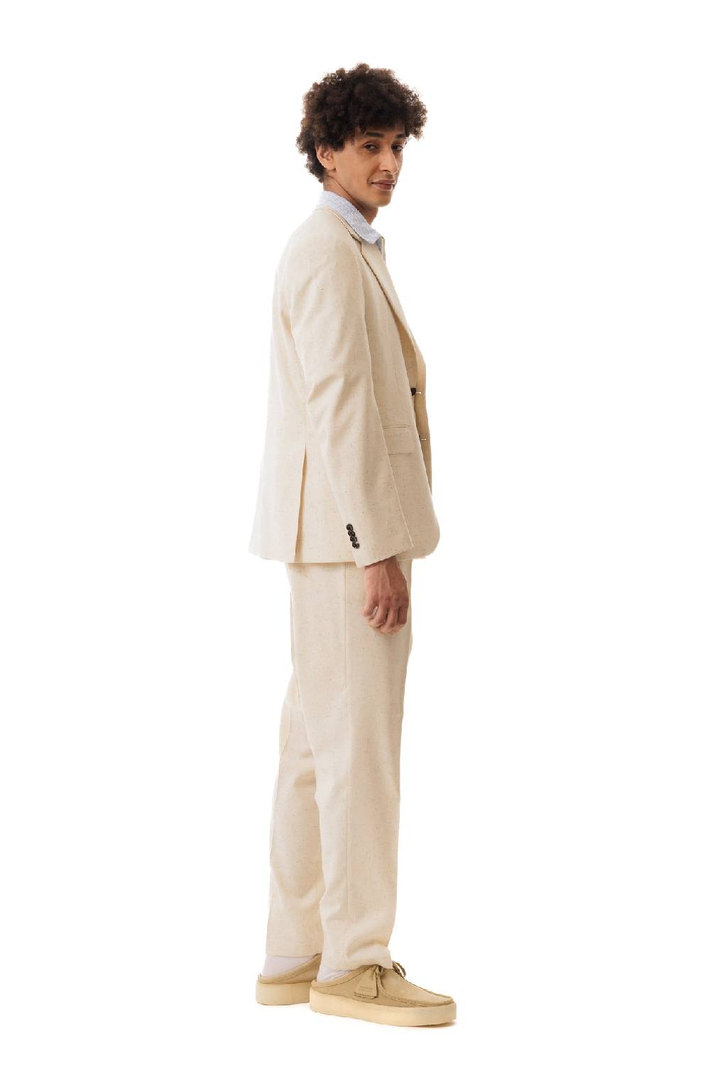 Lc23 Misto Lino Cream Blazer Hotsell