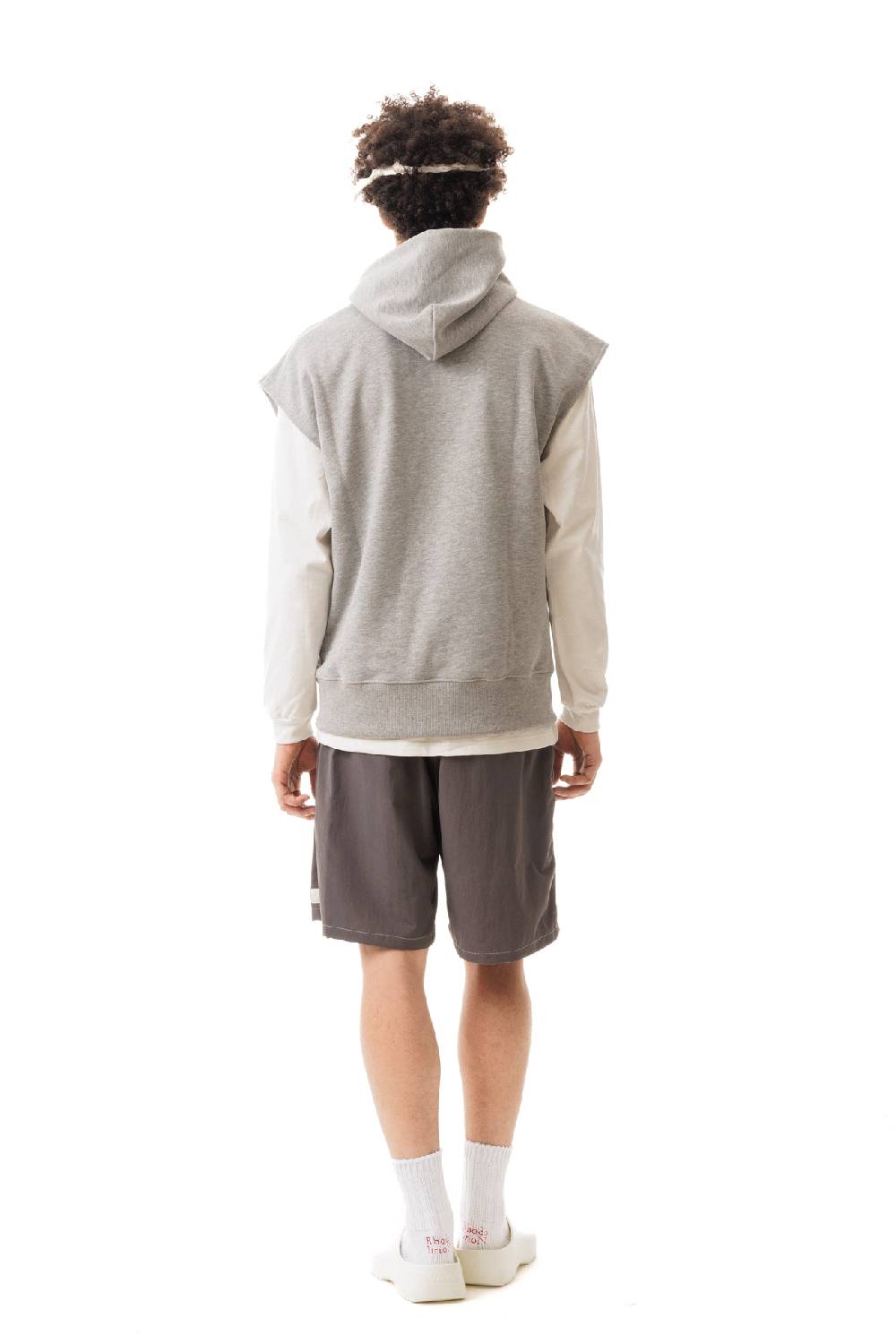 Lc23 Hoodie Vest Grey Sottocosto