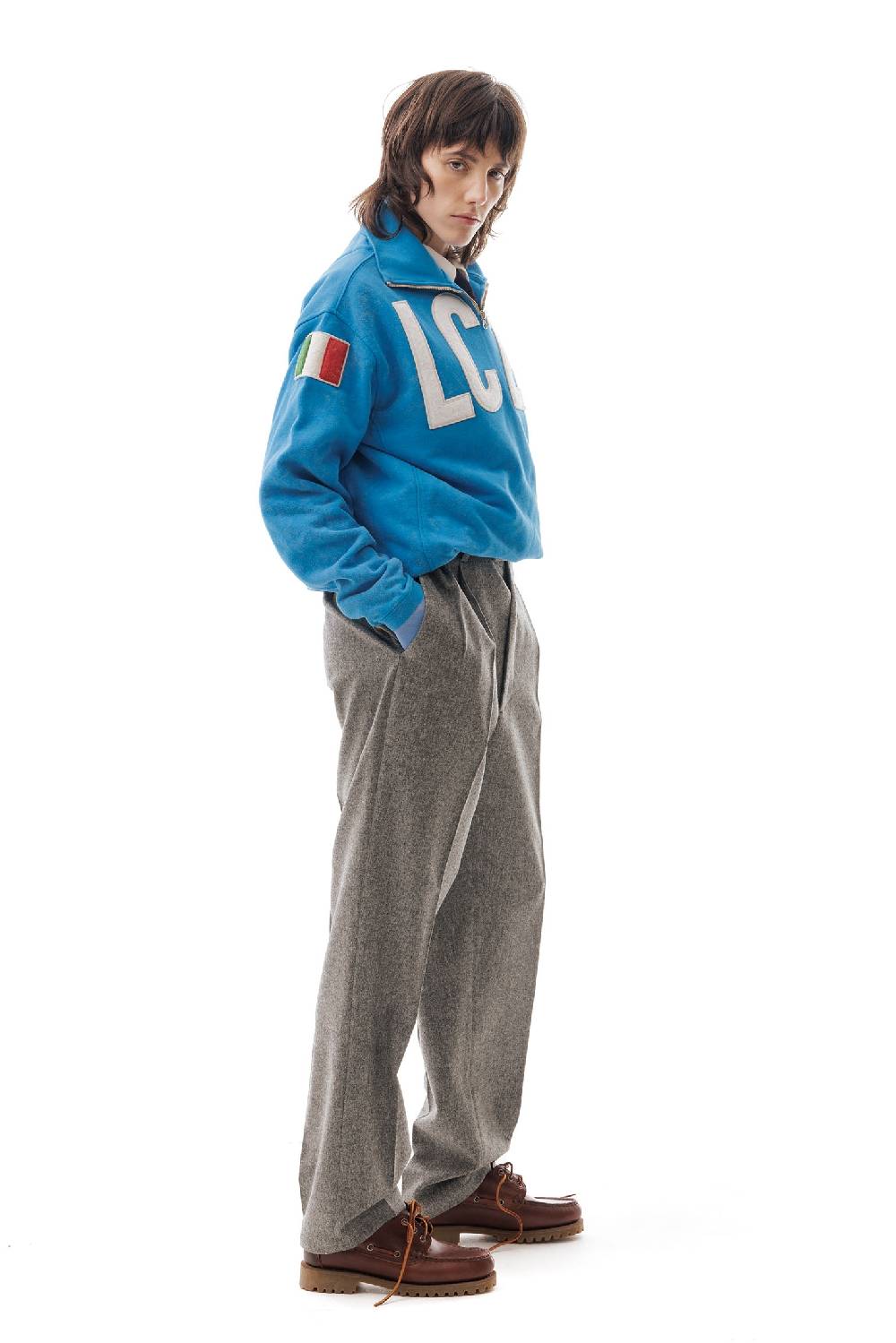 Lc23 LC23 x KAPPA EROI SWEATER BLUE Saldi Di Fabbrica