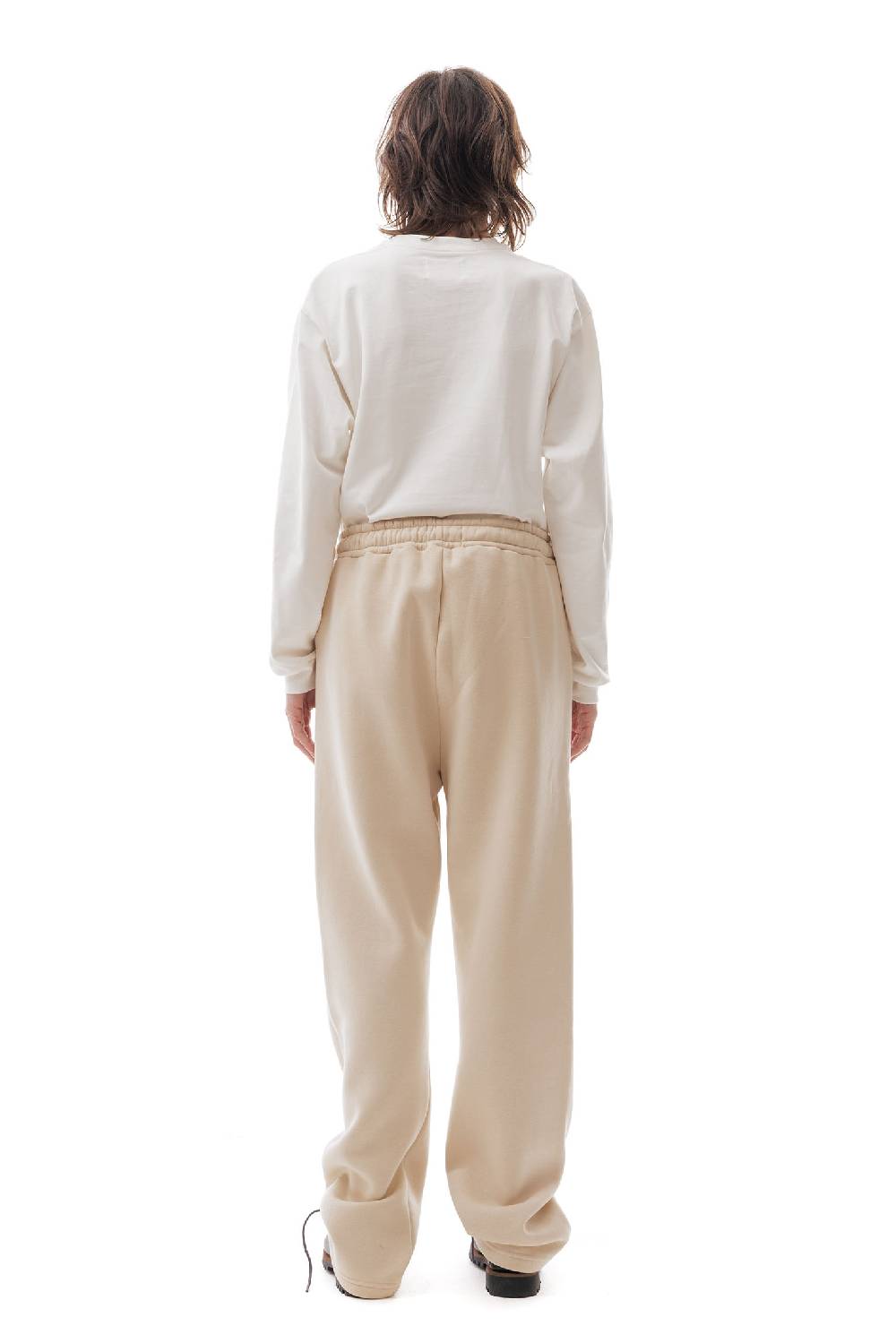 Lc23 Fleece Basic Pants Beige In Saldo