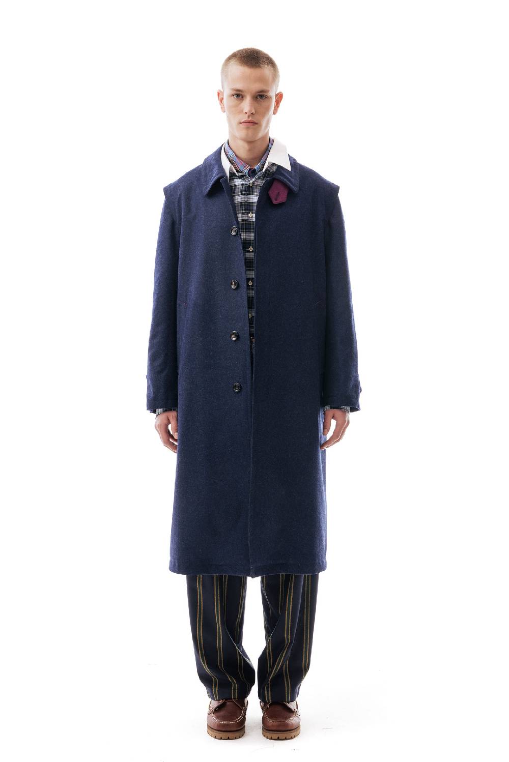 Lc23 WR Loden Coat Navy Nuova