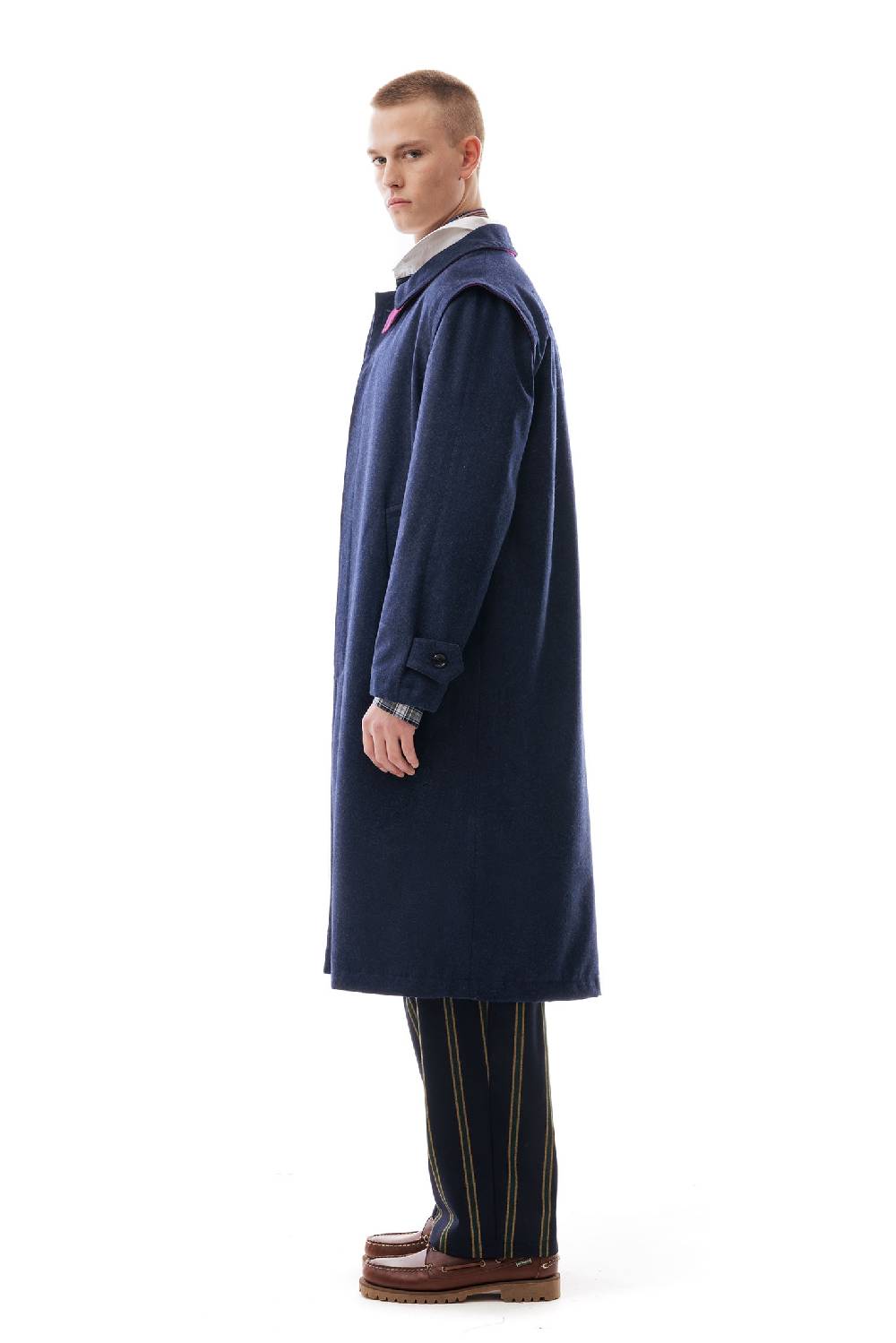 Lc23 WR Loden Coat Navy Nuova