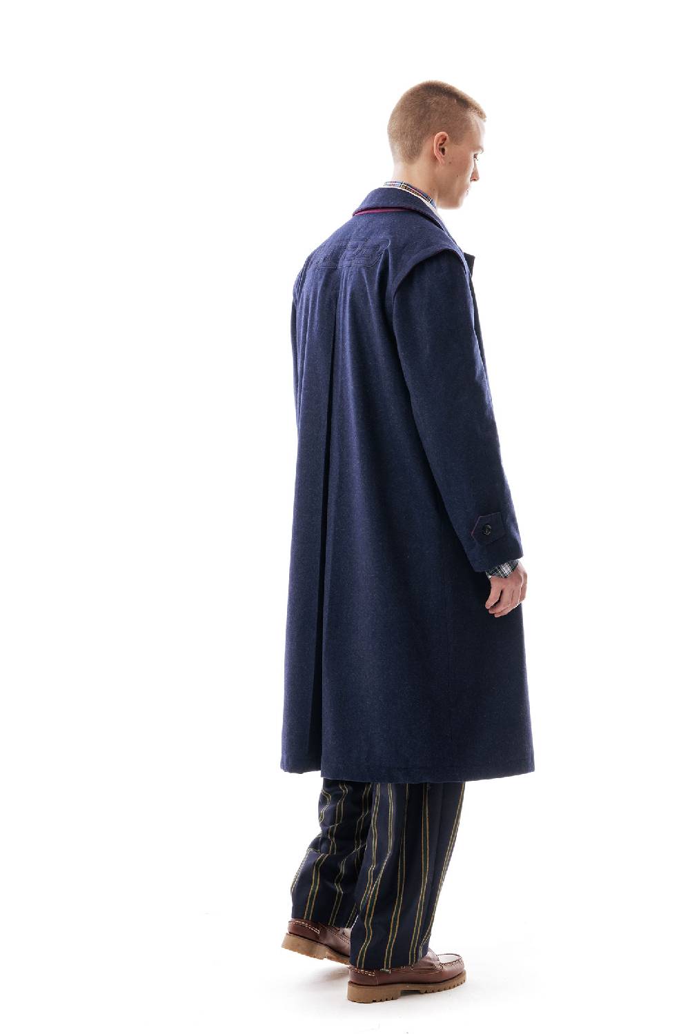 Lc23 WR Loden Coat Navy Nuova