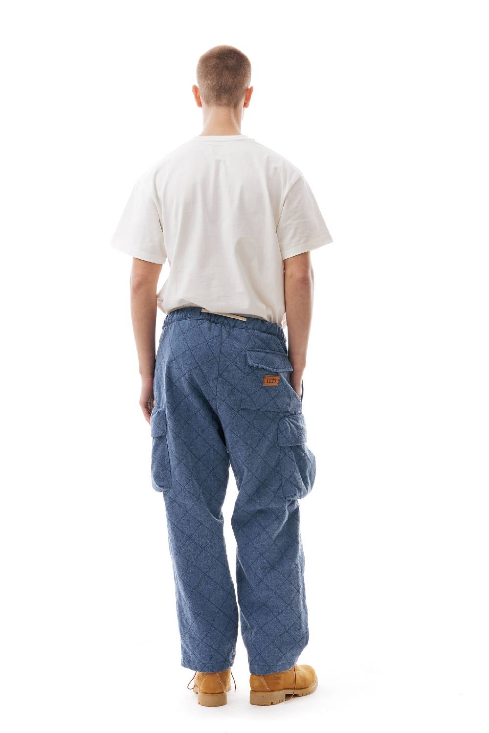 Lc23 Quilted Denim Cargo Pants Moda