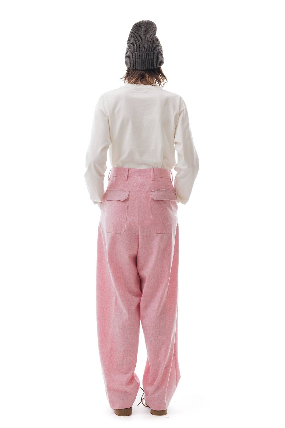 Lc23 Shetland Double Pence Trousers Pink Italia